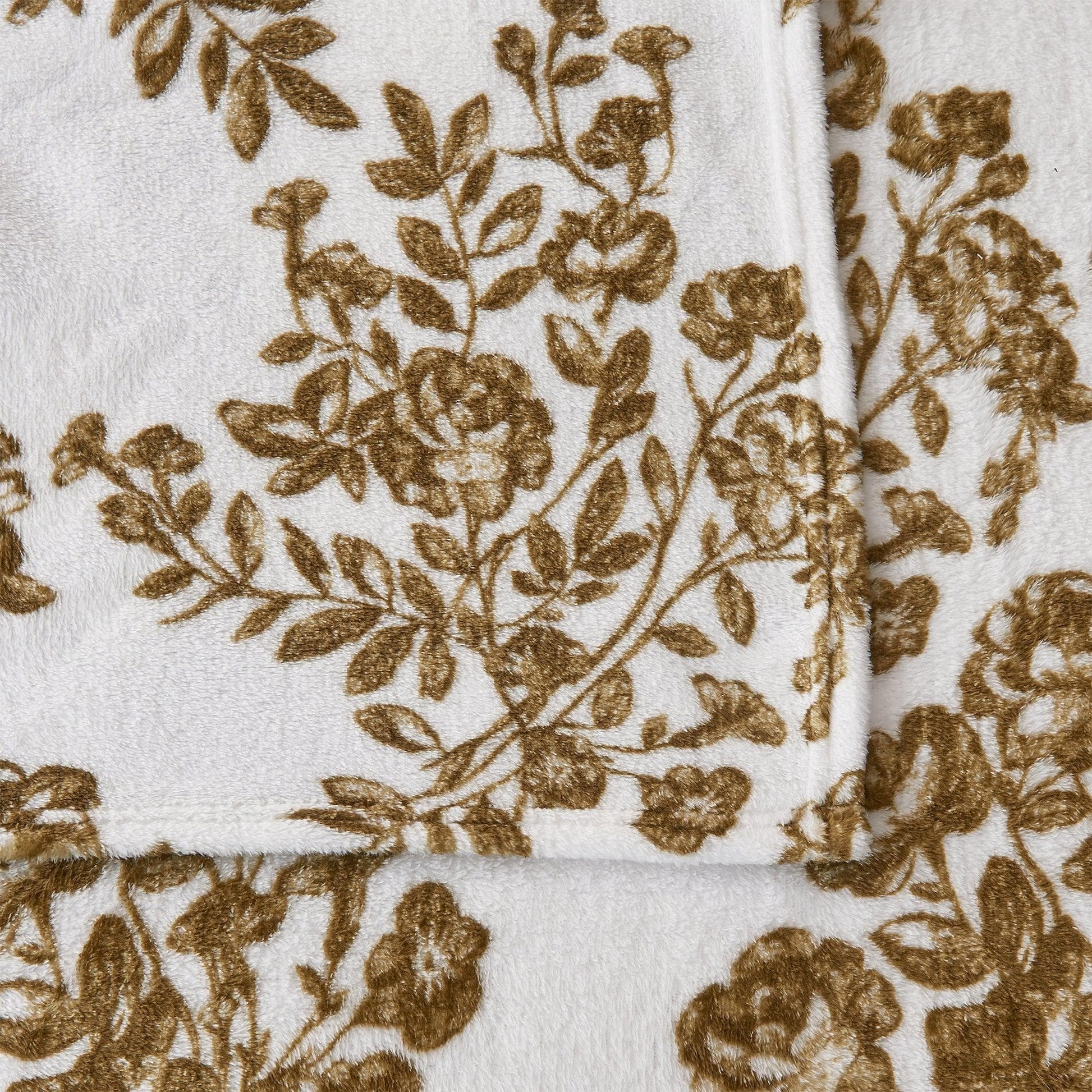 4-Piece Printed Plush Sheet - Velvet Luxe Collection - Best Buy Furniture