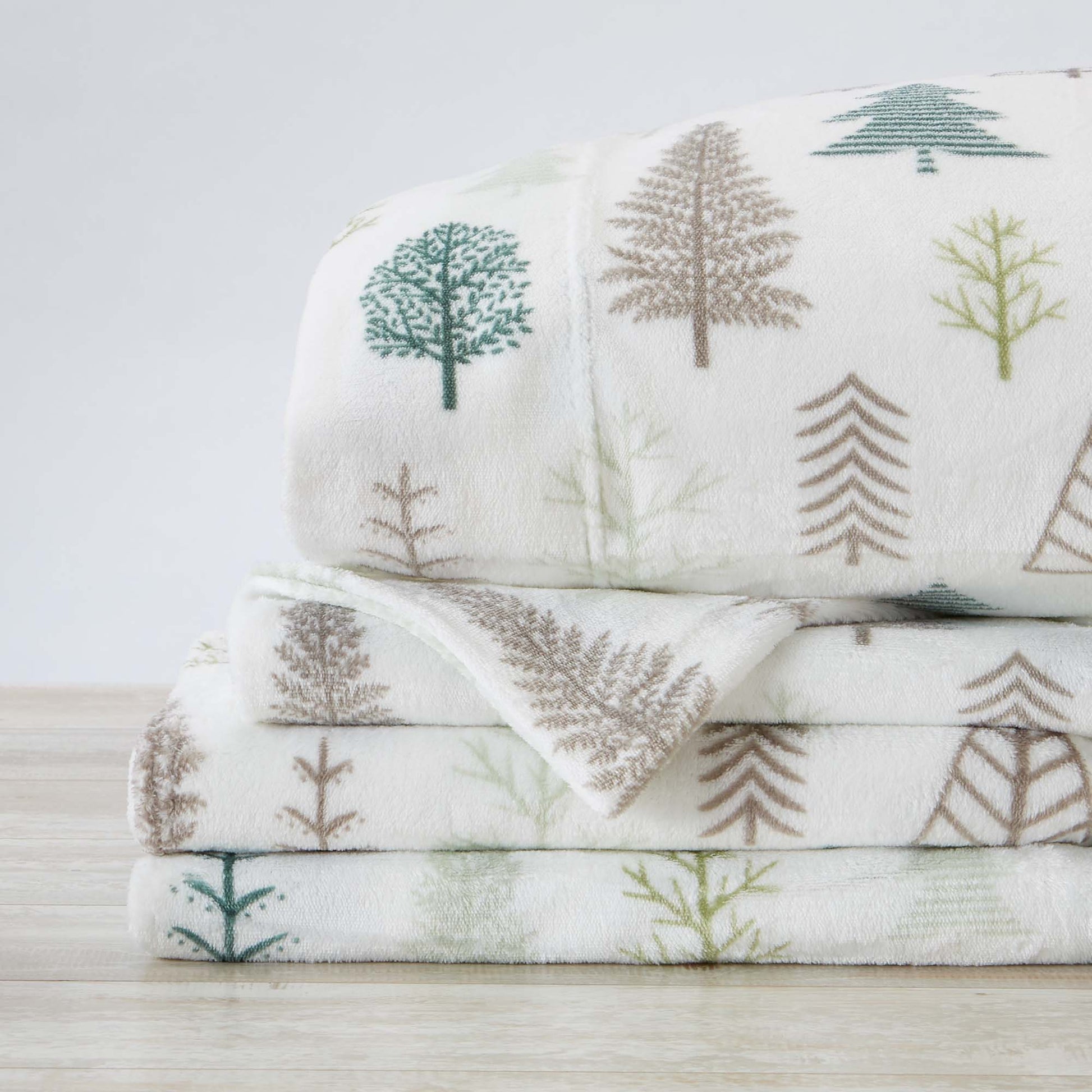 4-Piece Printed Plush Sheet - Velvet Luxe Collection - Best Buy Furniture