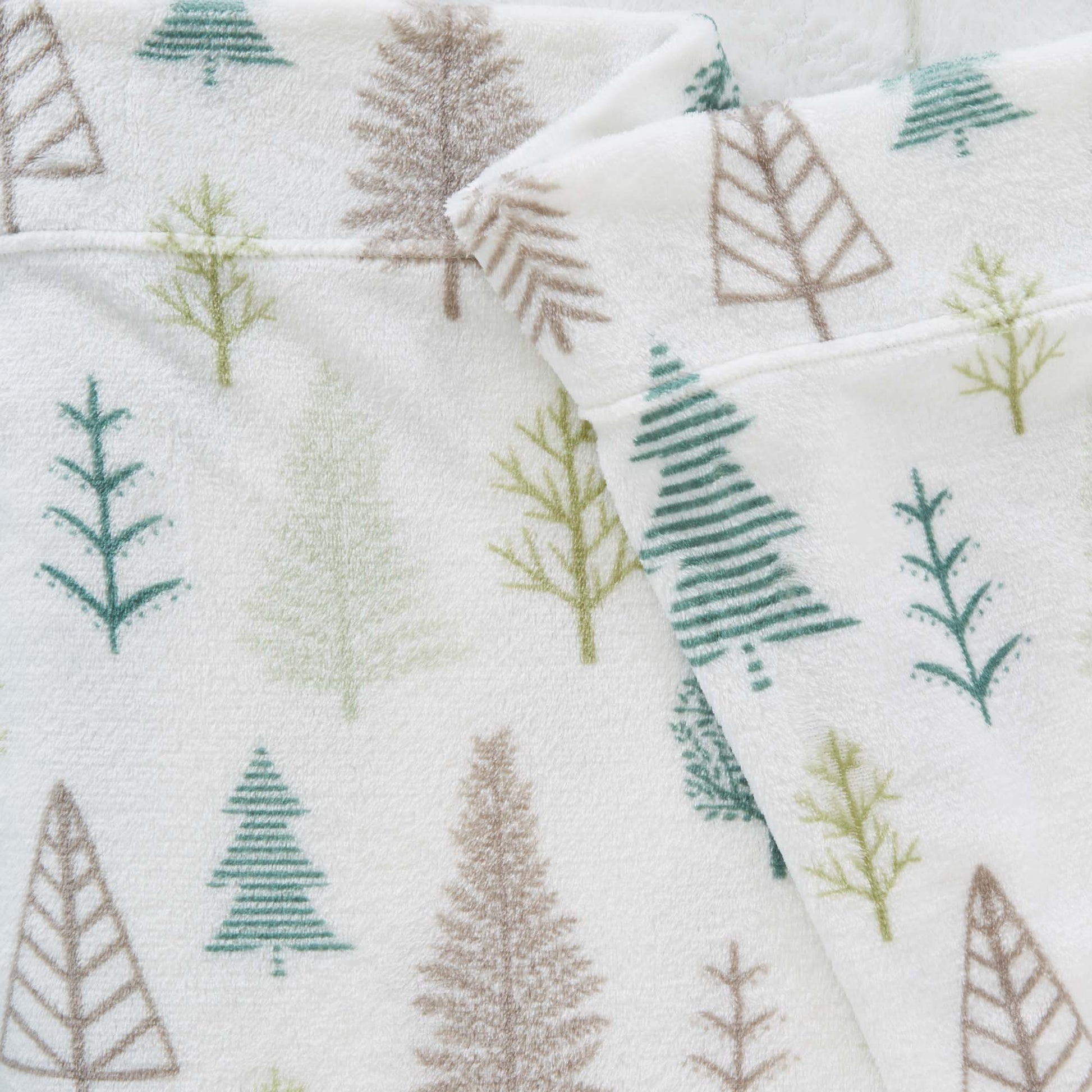 4-Piece Printed Plush Sheet - Velvet Luxe Collection - Best Buy Furniture