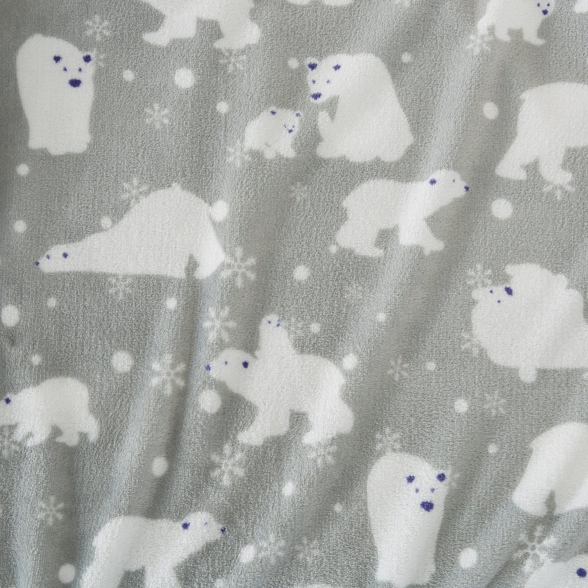 4-Piece Printed Plush Sheet - Velvet Luxe Collection - Best Buy Furniture