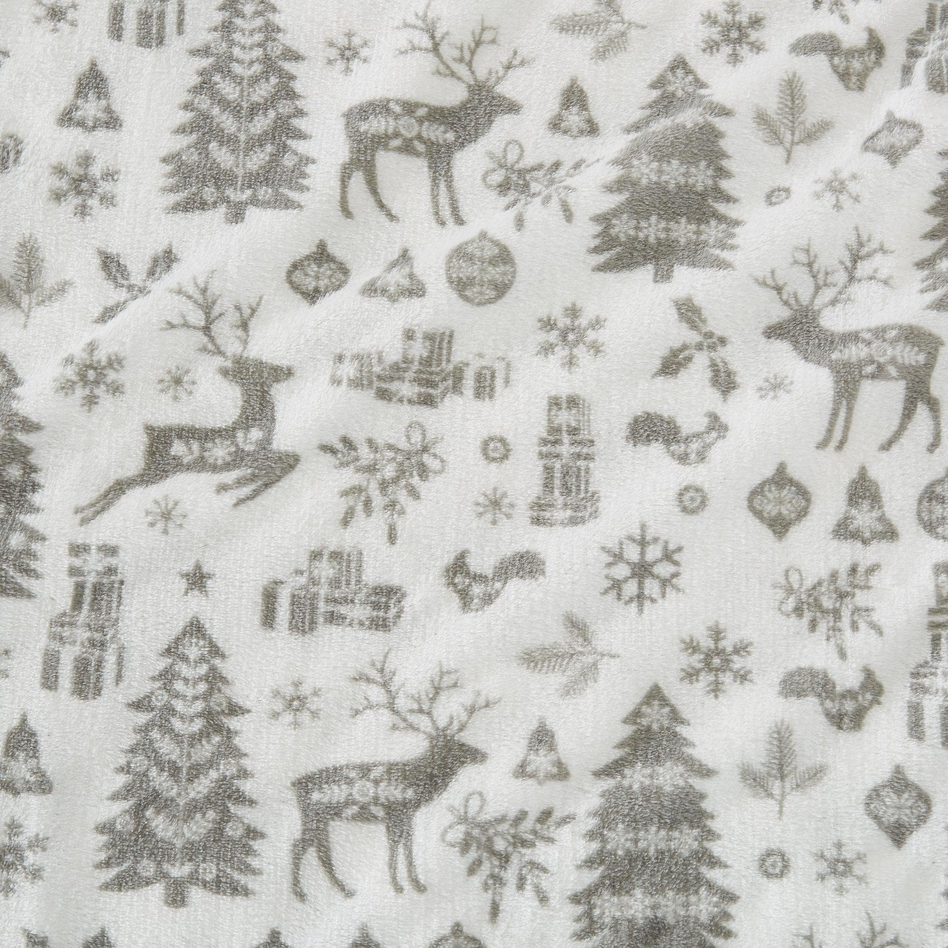 4-Piece Printed Plush Sheet - Velvet Luxe Collection - Best Buy Furniture