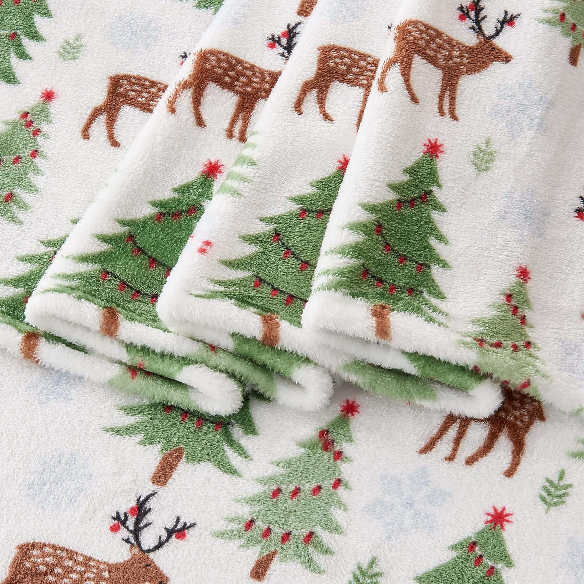 4-Piece Printed Plush Sheet - Velvet Luxe Collection - Best Buy Furniture