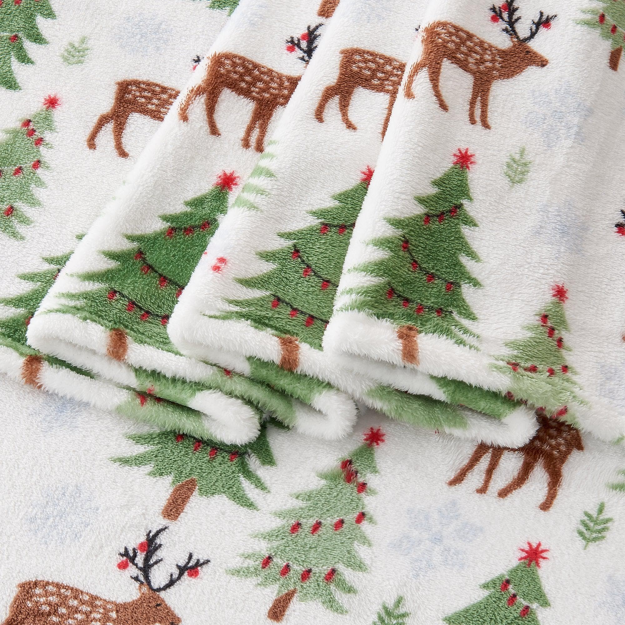 4-Piece Printed Plush Sheet - Velvet Luxe Collection - Best Buy Furniture