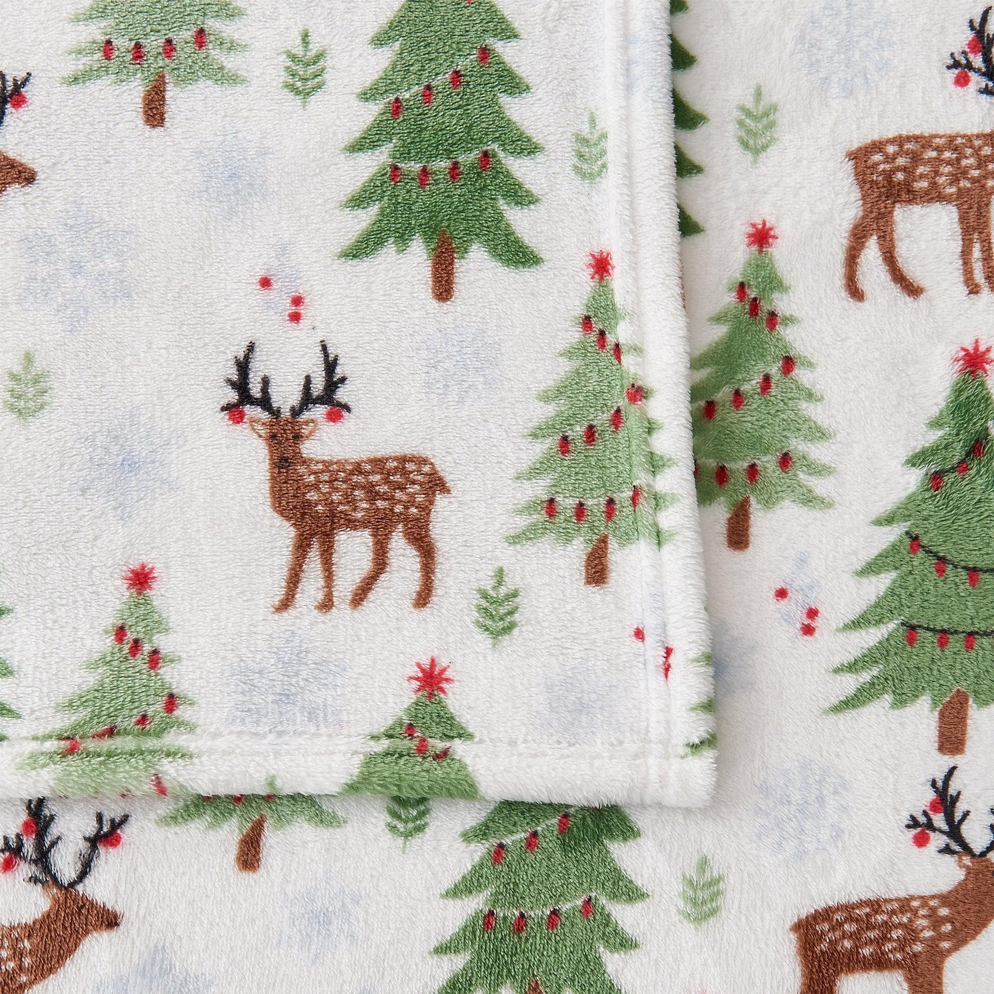 4-Piece Printed Plush Sheet - Velvet Luxe Collection - Best Buy Furniture