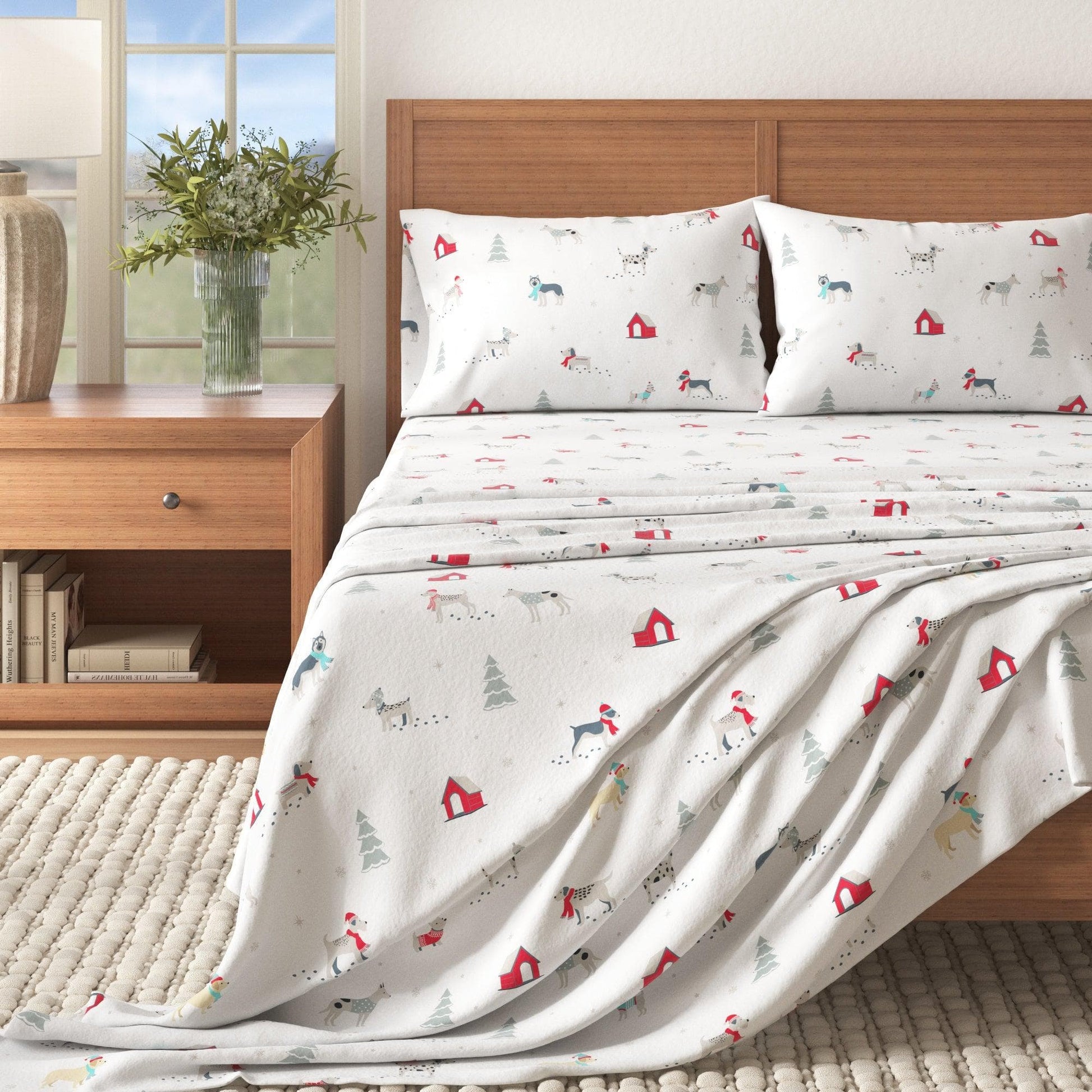 4-Piece Turkish Cotton Flannel Sheet - Whittaker Collection - Best Buy Furniture