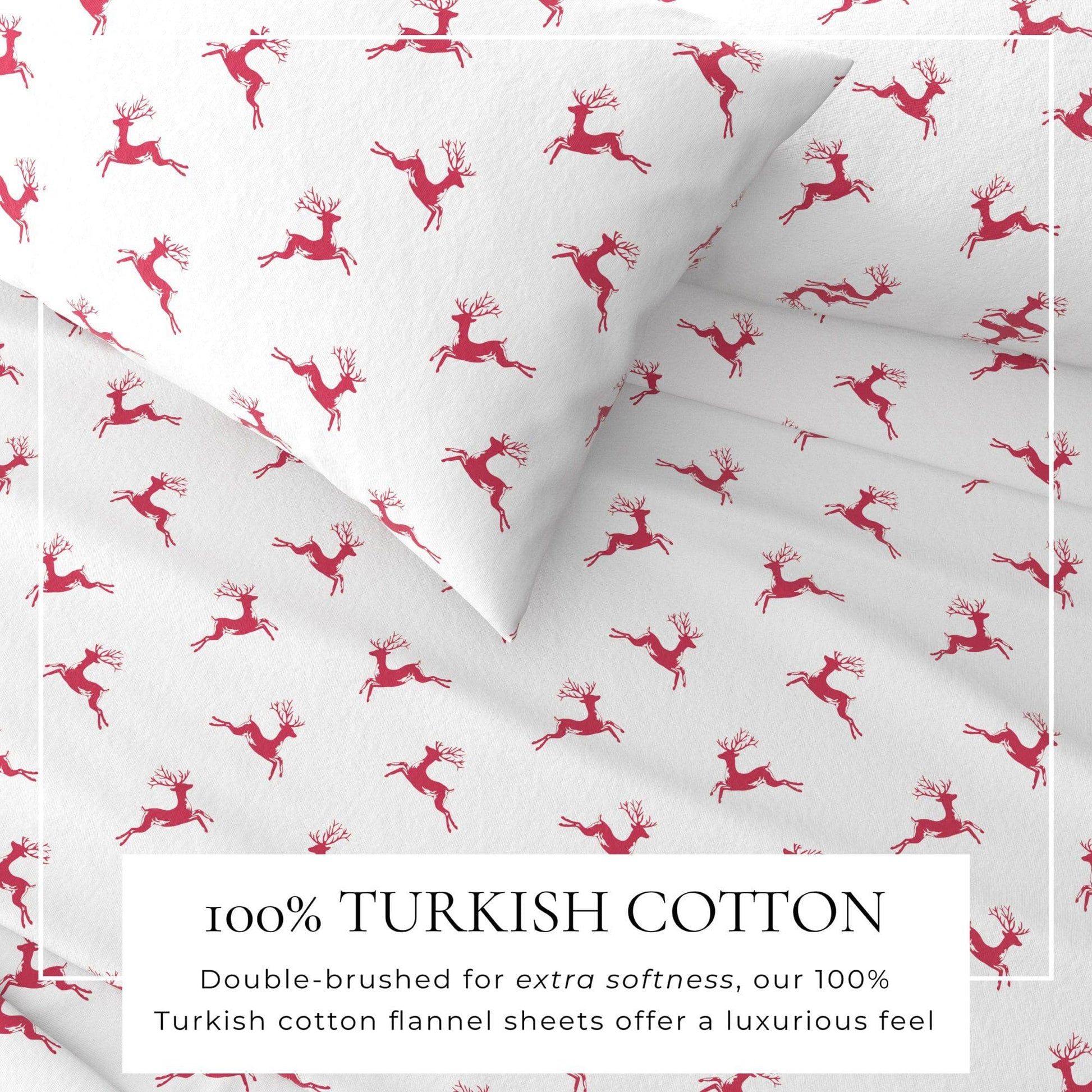4-Piece Turkish Cotton Flannel Sheet - Whittaker Collection - Best Buy Furniture