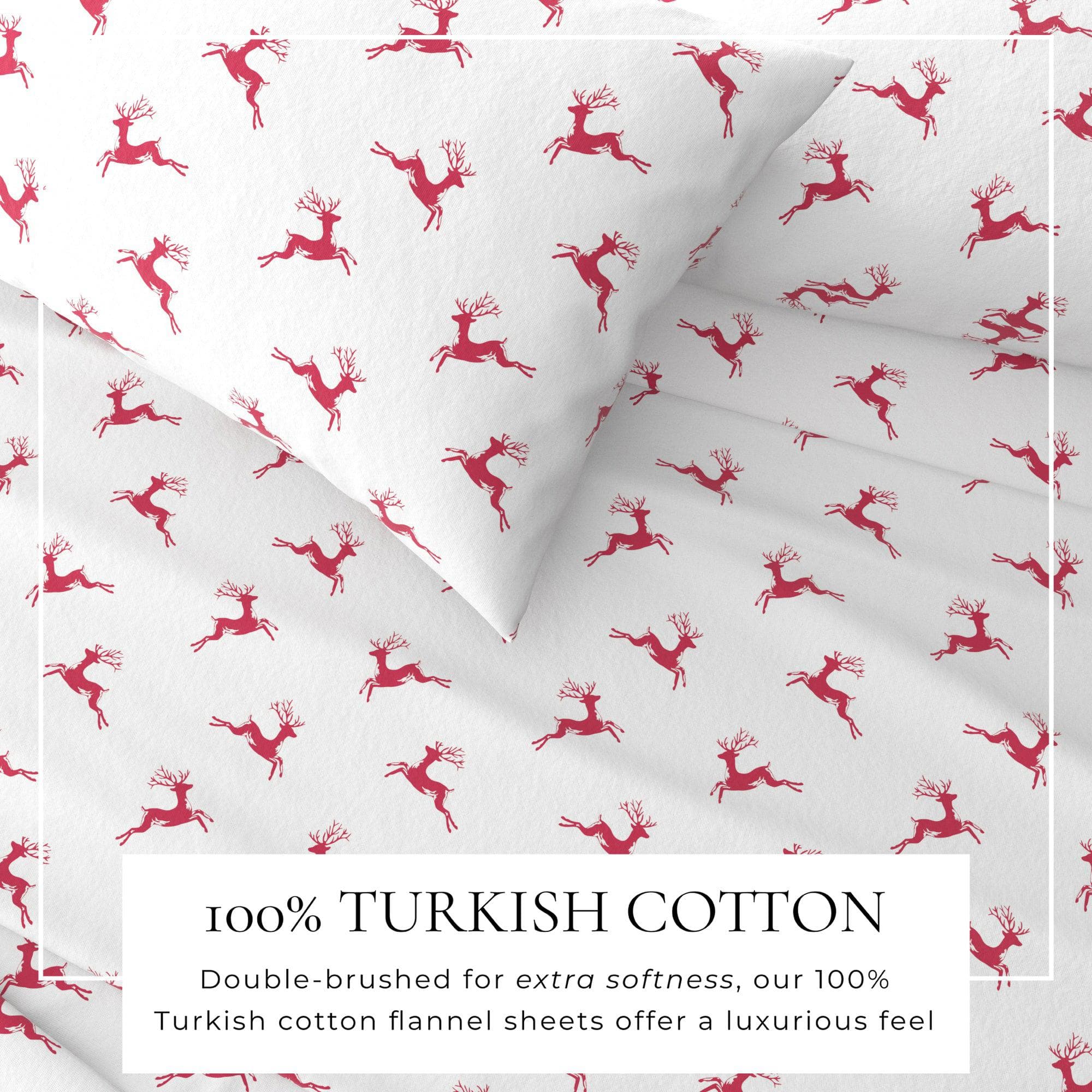 4-Piece Turkish Cotton Flannel Sheet - Whittaker Collection - Best Buy Furniture
