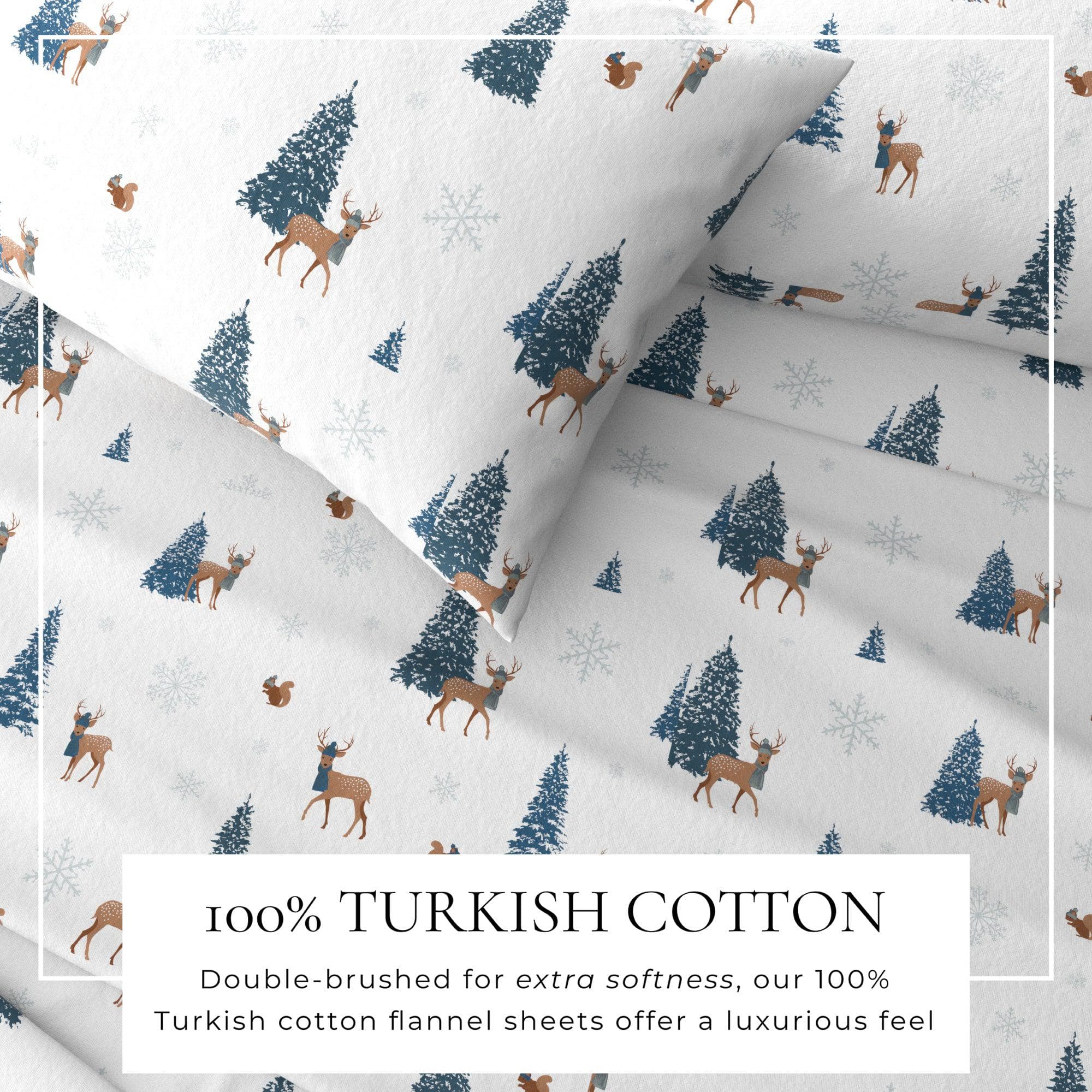 4-Piece Turkish Cotton Flannel Sheet - Whittaker Collection - Best Buy Furniture