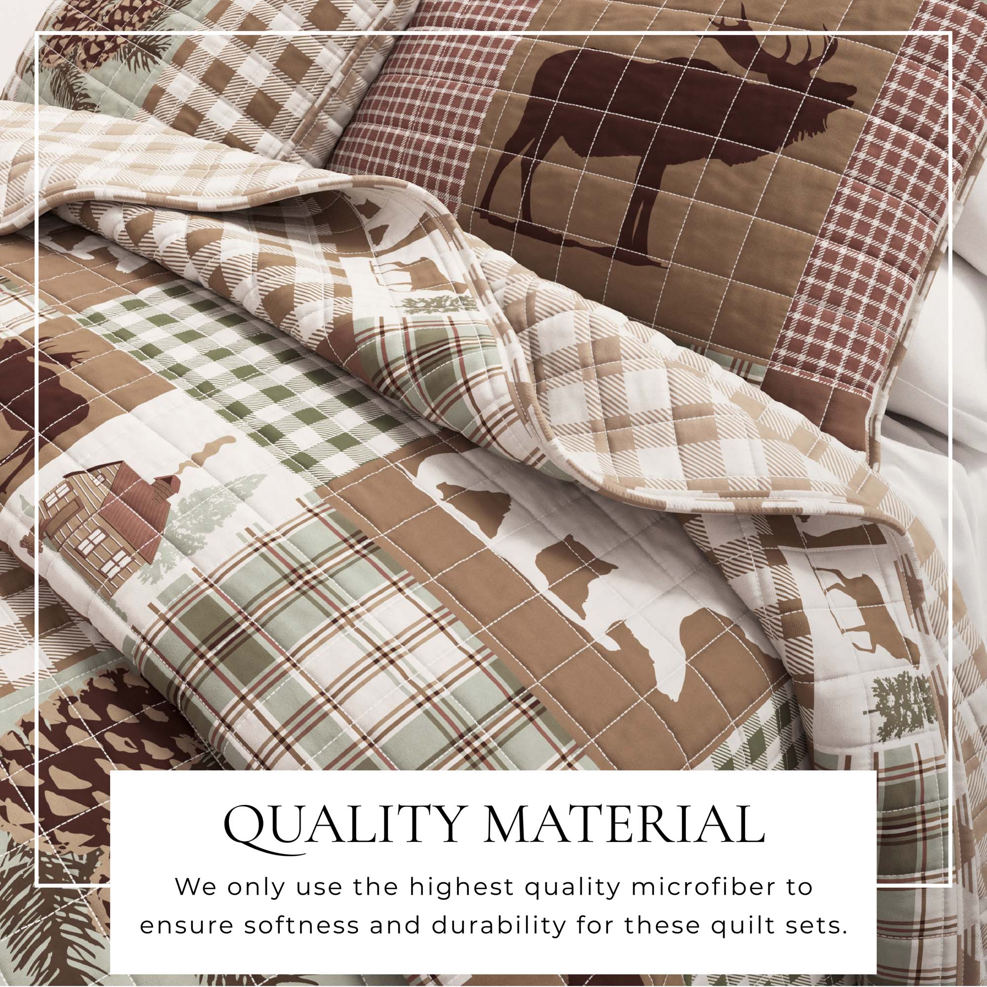 Rustic Landscape Quilt Set - Matthew Collection - Best Buy Furniture