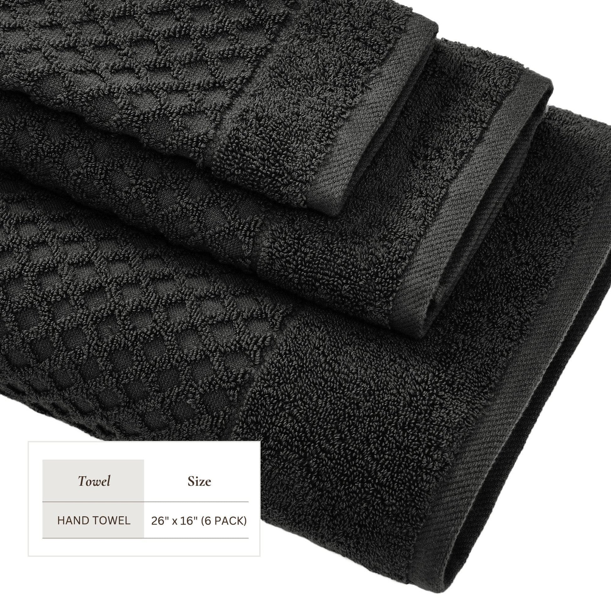 Cotton Diamond Waffle Weave Bath Towel Set - Grayson Collection - Best Buy Furniture