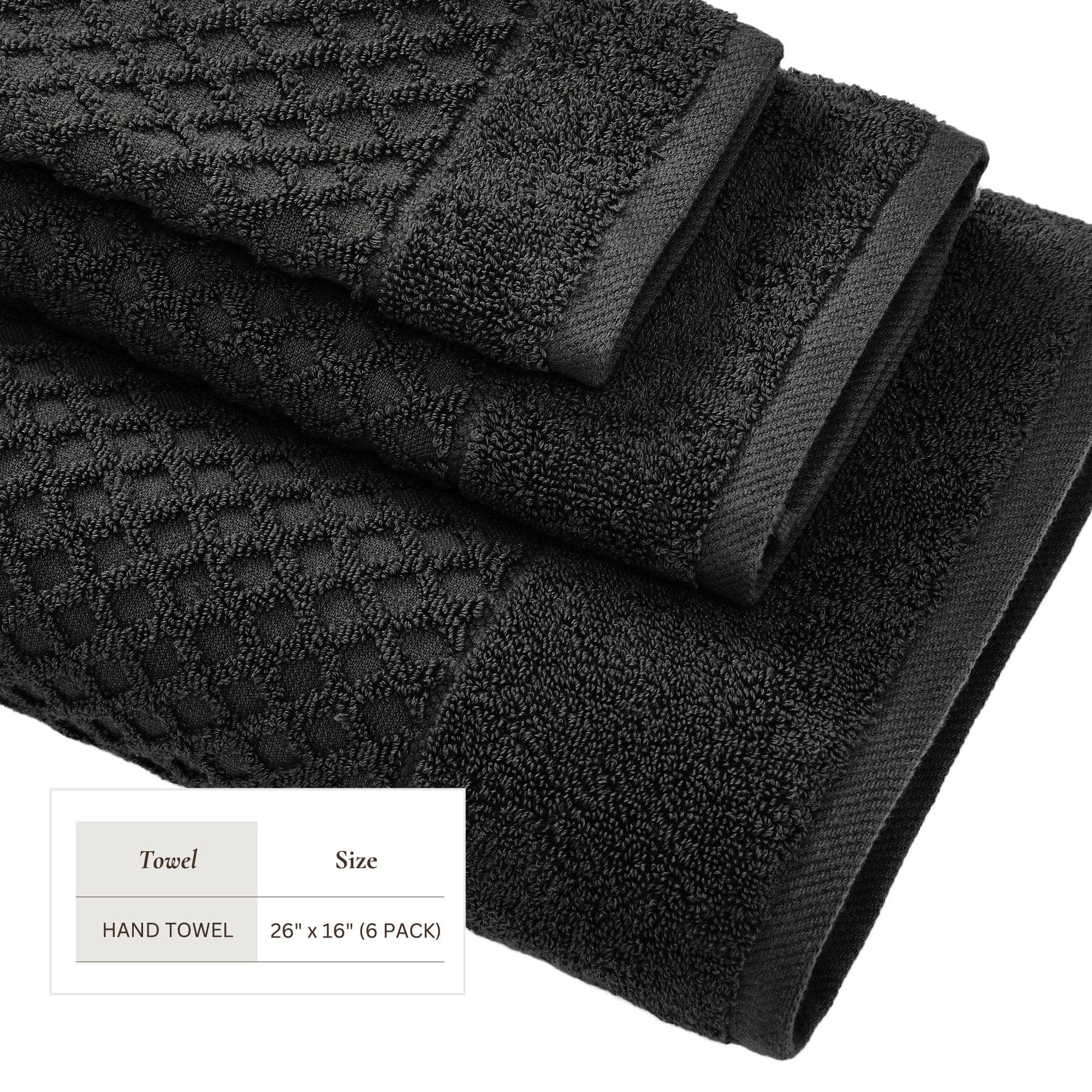 Cotton Diamond Waffle Weave Bath Towel Set - Grayson Collection - Best Buy Furniture