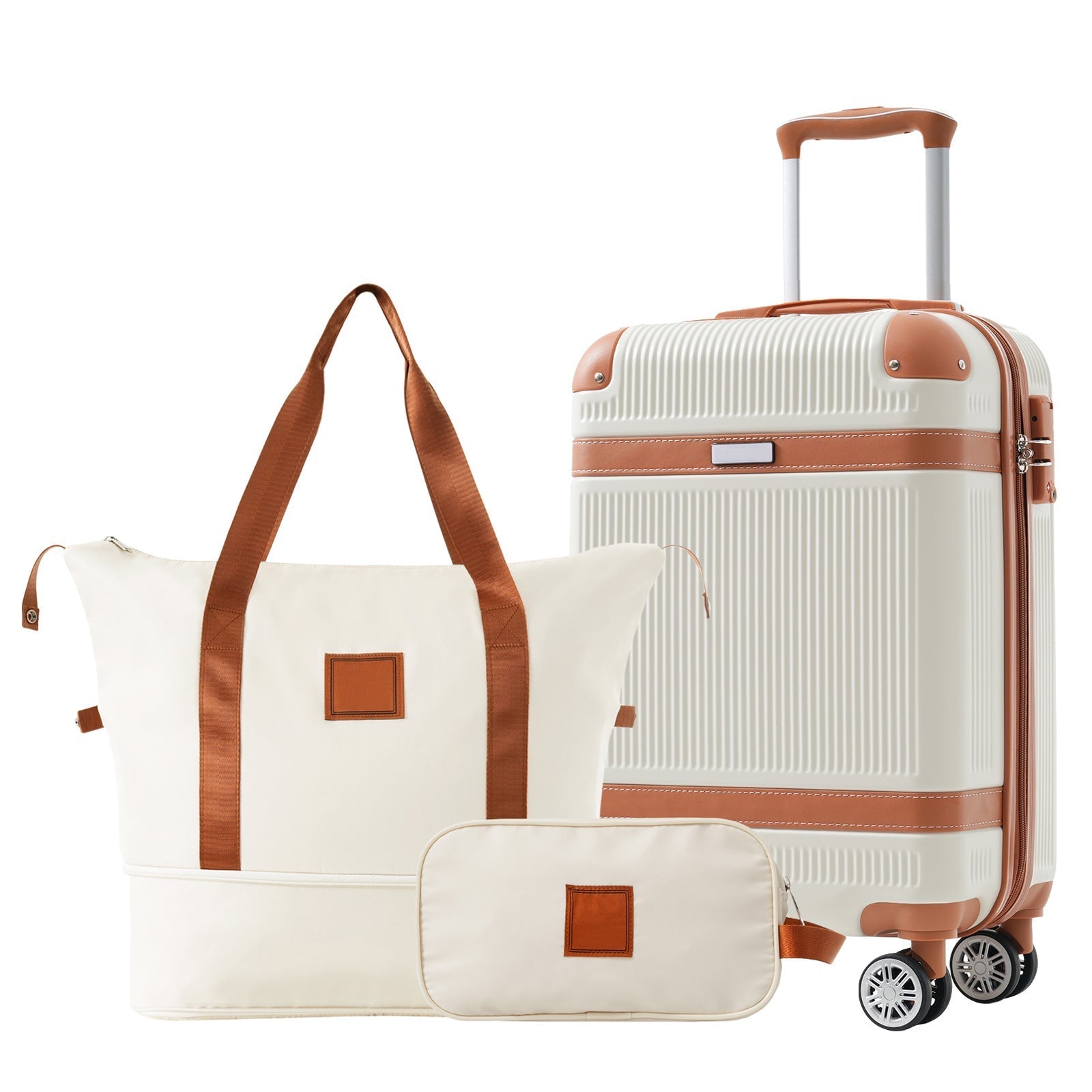 3-Piece Carry-On Luggage Set 20" - Best Buy Furniture