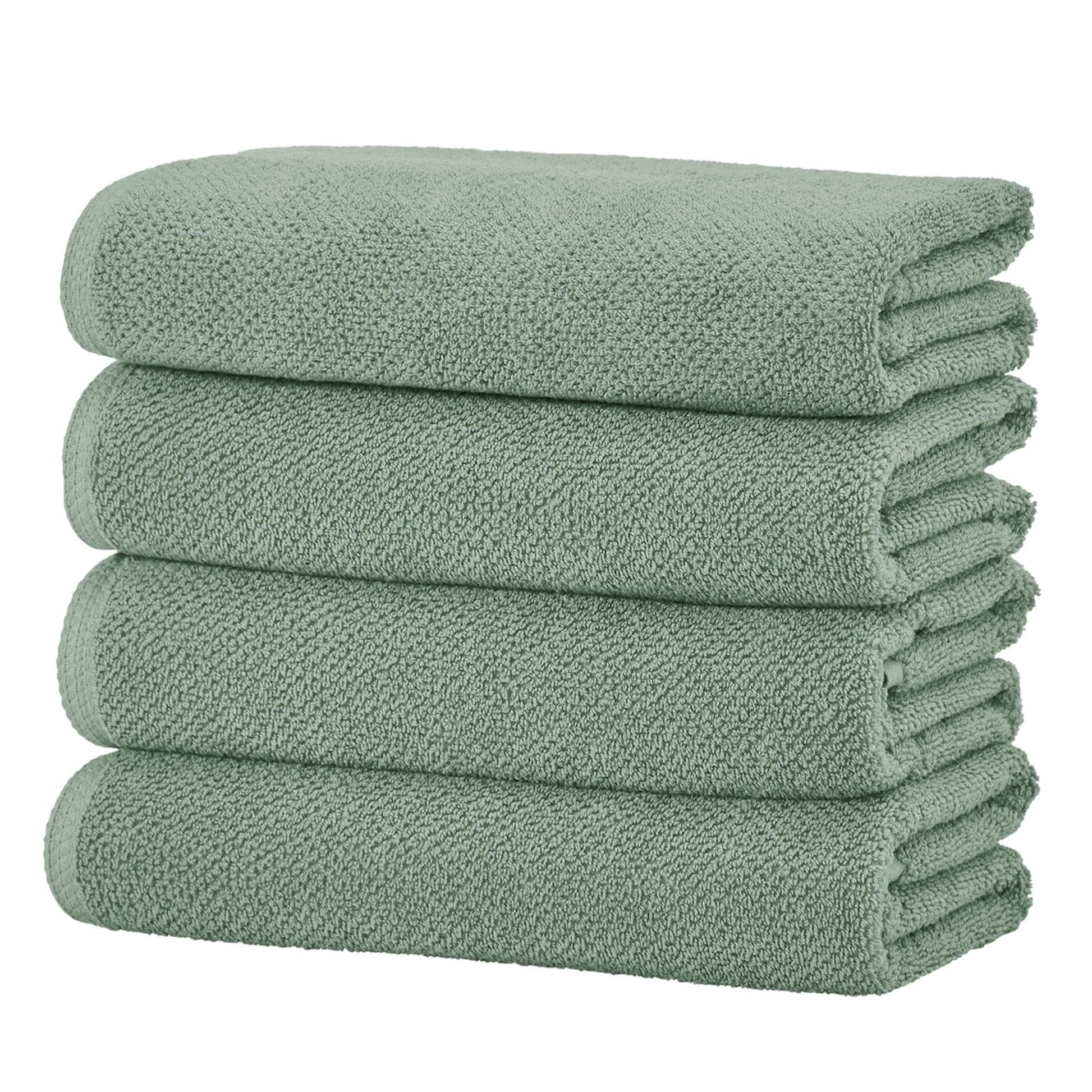 Cotton Textured Bath Towel Set - Acacia Collection - Best Buy Furniture