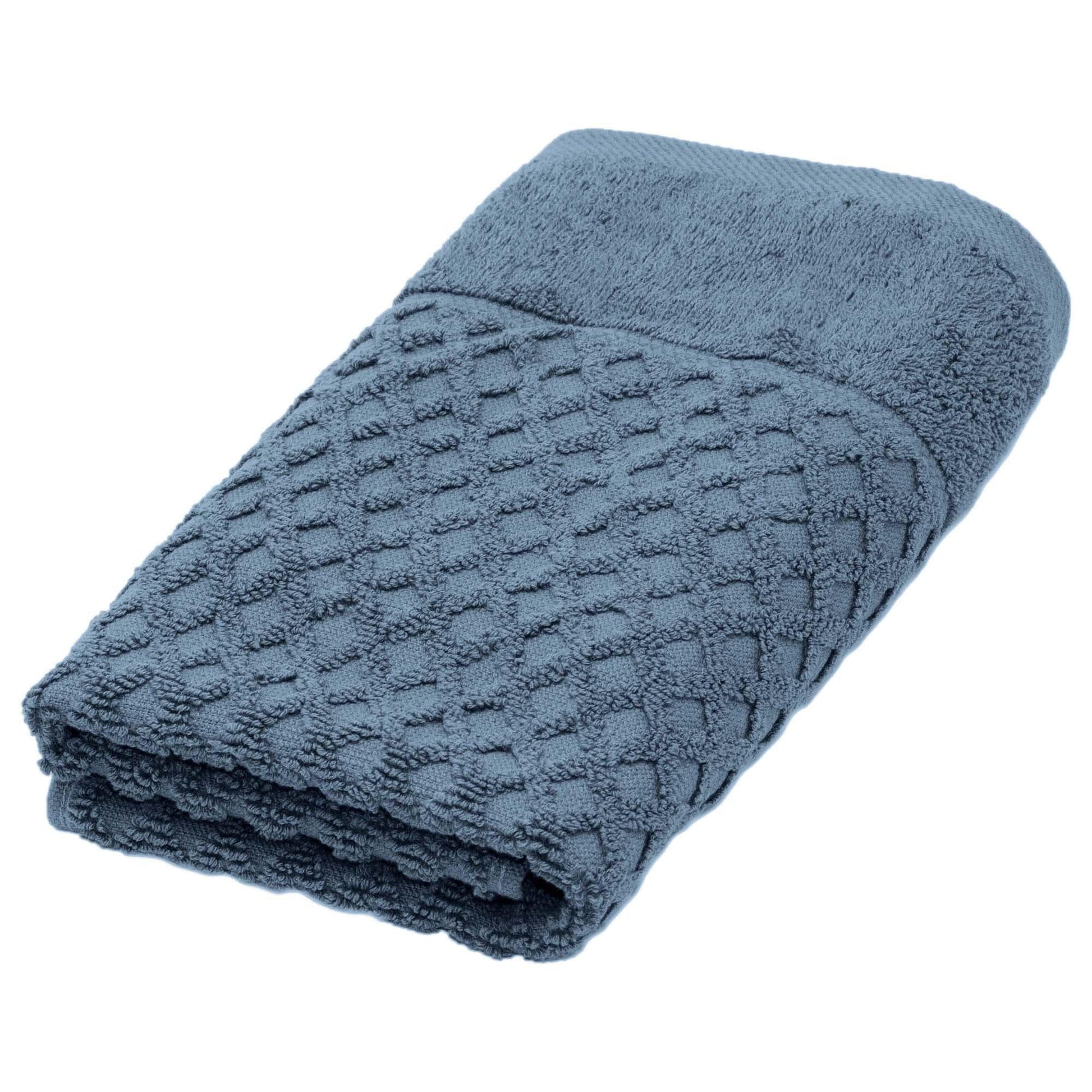 Cotton Diamond Waffle Weave Bath Towel Set - Grayson Collection - Best Buy Furniture