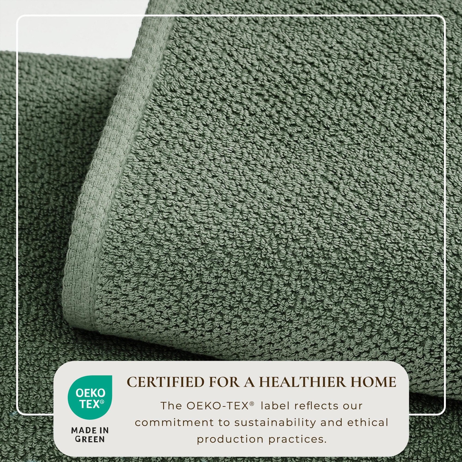 Cotton Textured Bath Towel Set - Acacia Collection - Best Buy Furniture