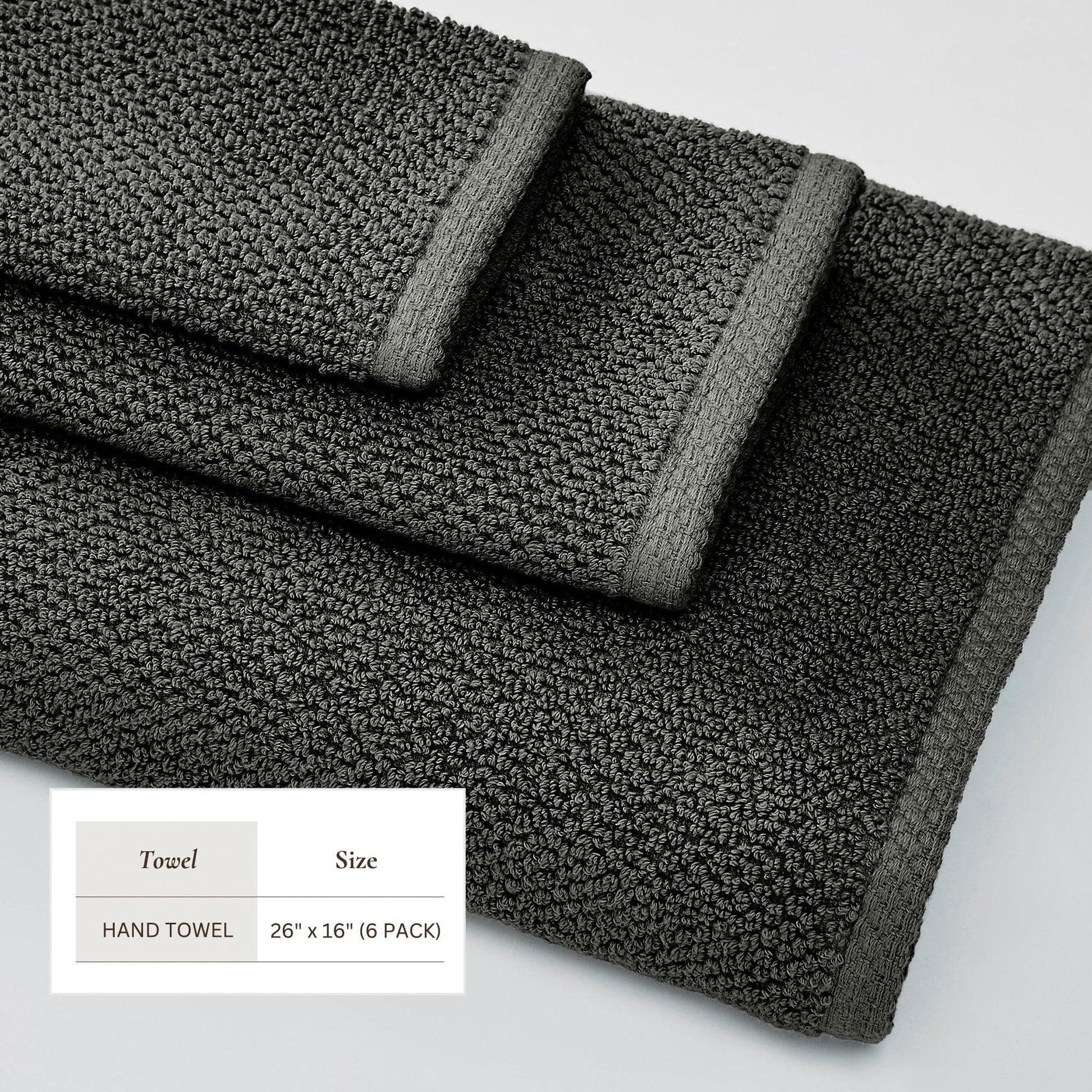 Cotton Textured Bath Towel Set - Acacia Collection - Best Buy Furniture