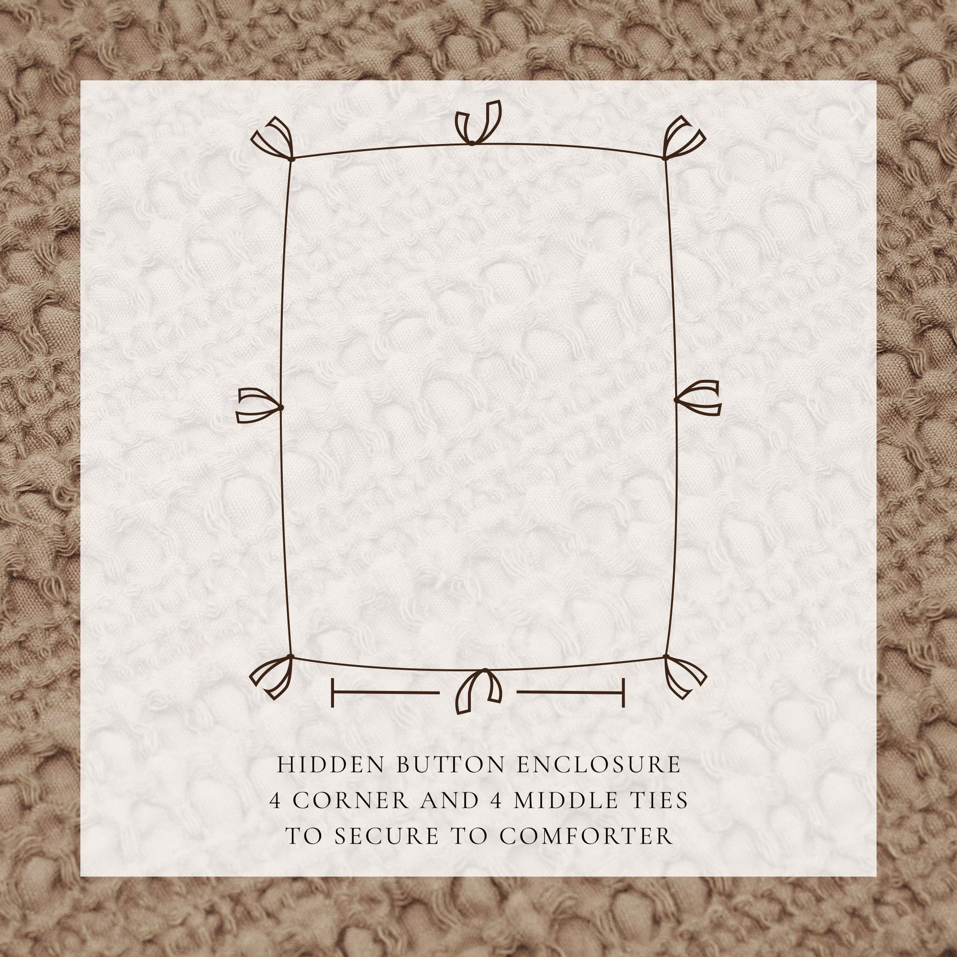 100% Cotton Honeycomb Waffle Duvet Set - Mattea Collection - Best Buy Furniture