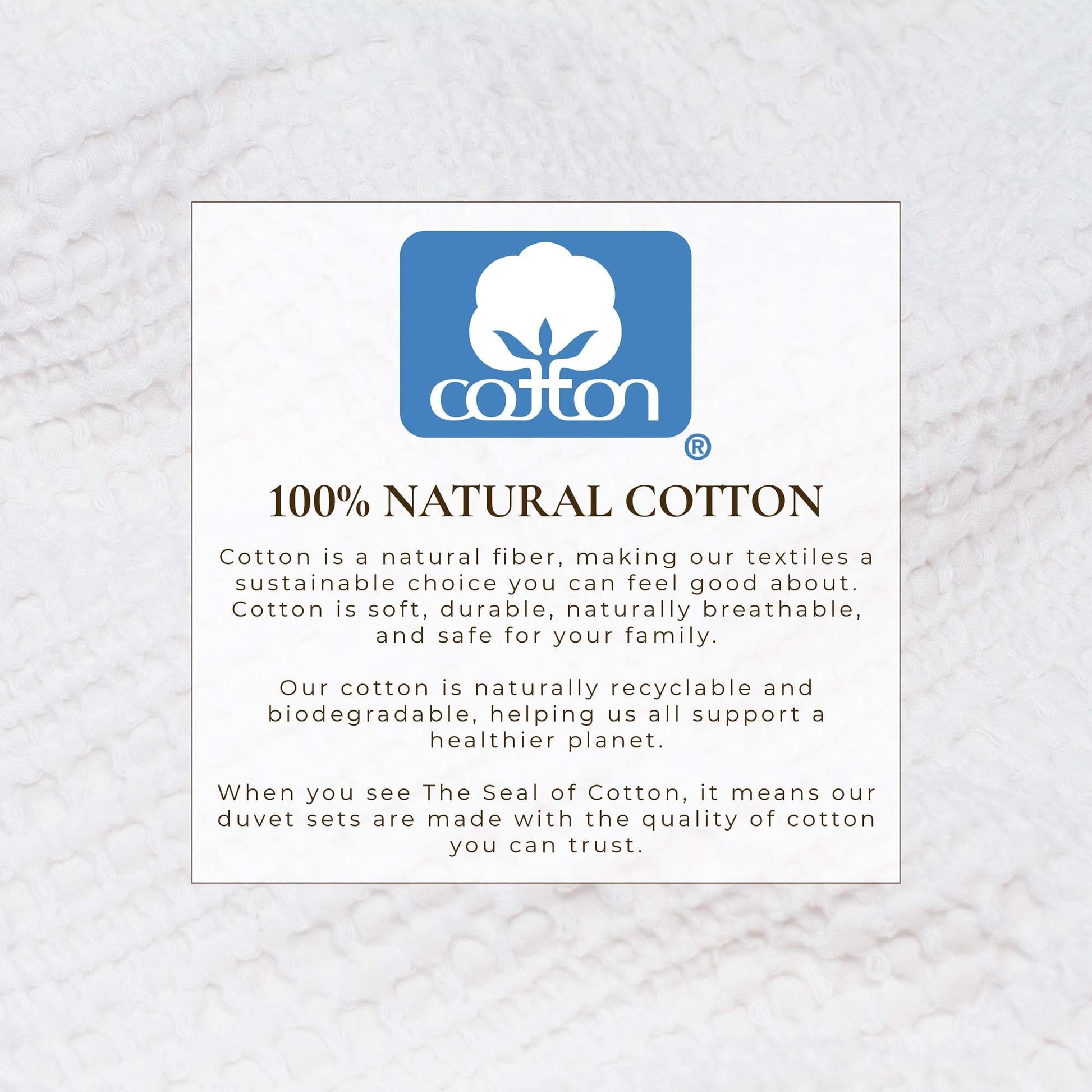 100% Cotton Honeycomb Waffle Duvet Set - Mattea Collection - Best Buy Furniture