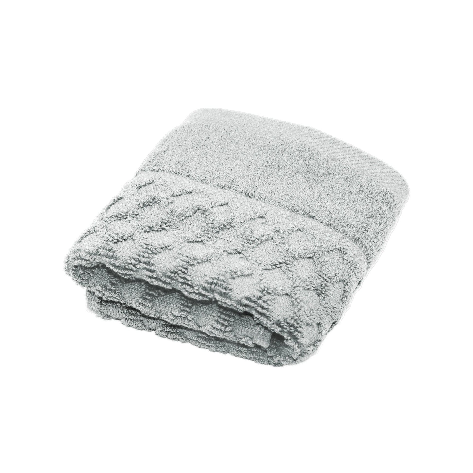 Cotton Diamond Waffle Weave Bath Towel Set - Grayson Collection - Best Buy Furniture
