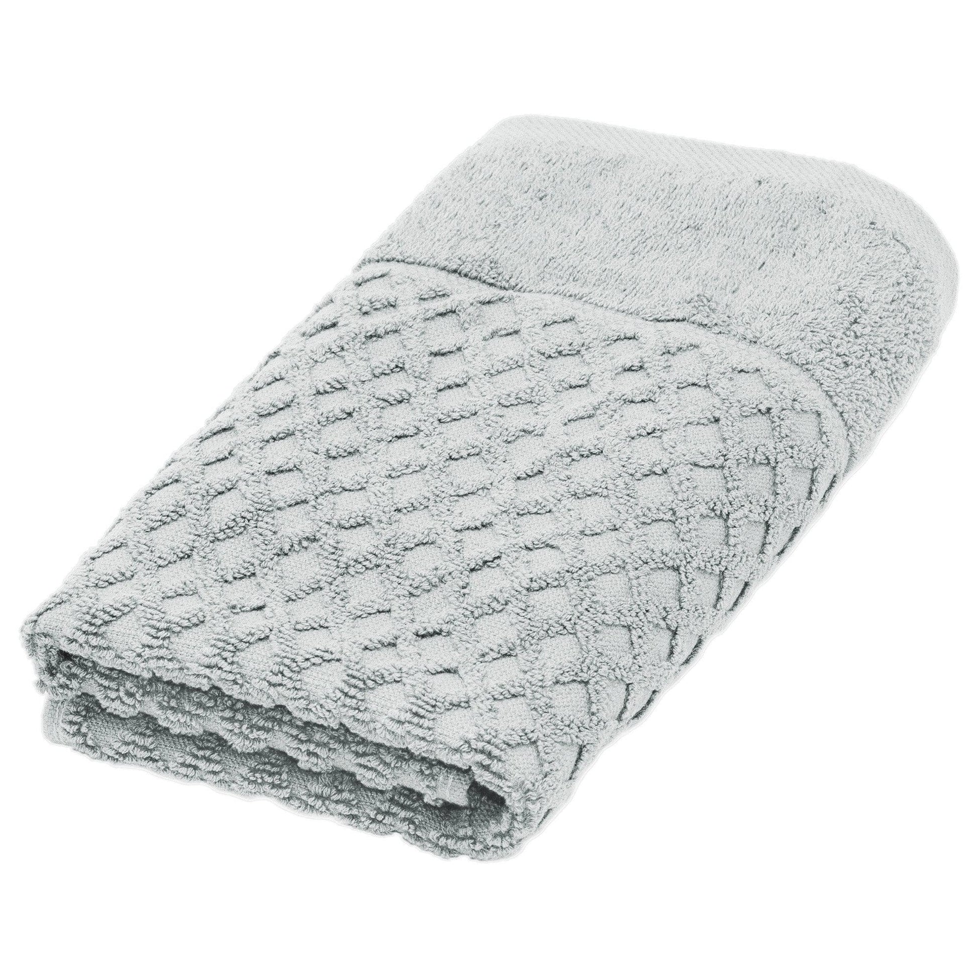 Cotton Diamond Waffle Weave Bath Towel Set - Grayson Collection - Best Buy Furniture
