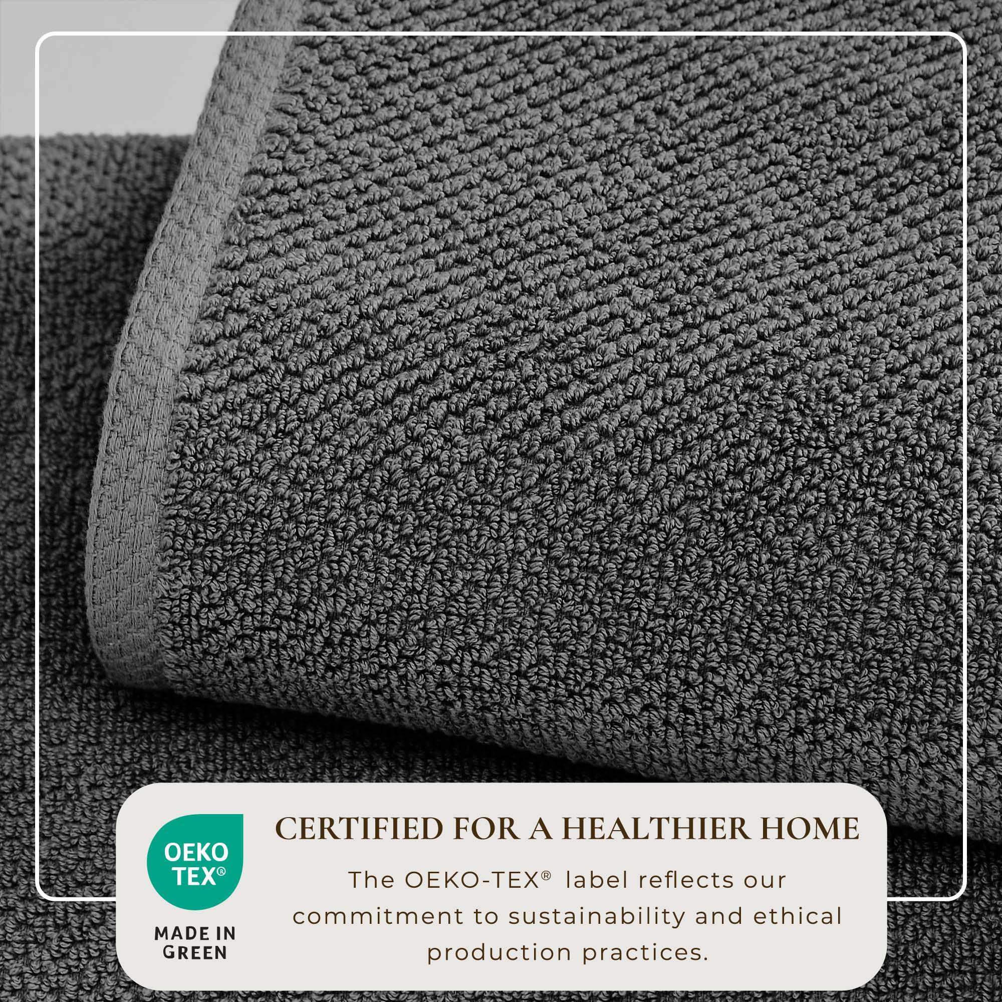 Cotton Textured Bath Towel Set - Acacia Collection - Best Buy Furniture