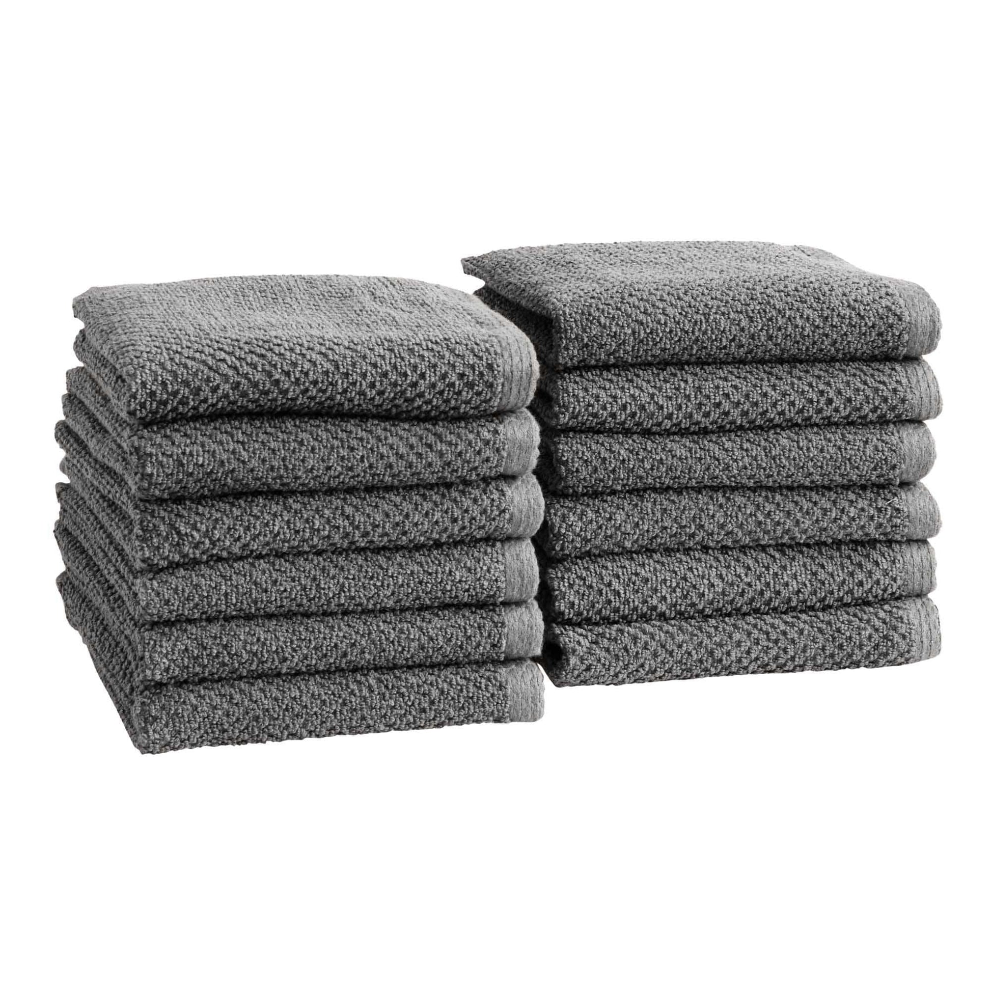 Cotton Textured Bath Towel Set - Acacia Collection - Best Buy Furniture