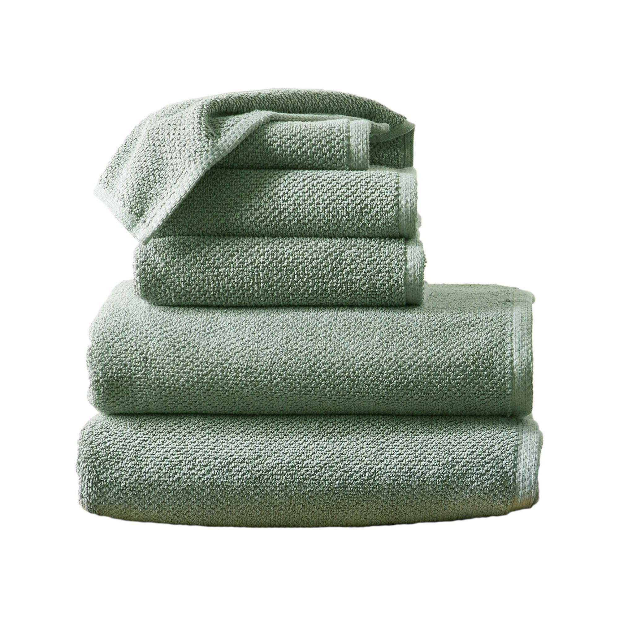 Cotton Textured Bath Towel Set - Acacia Collection - Best Buy Furniture