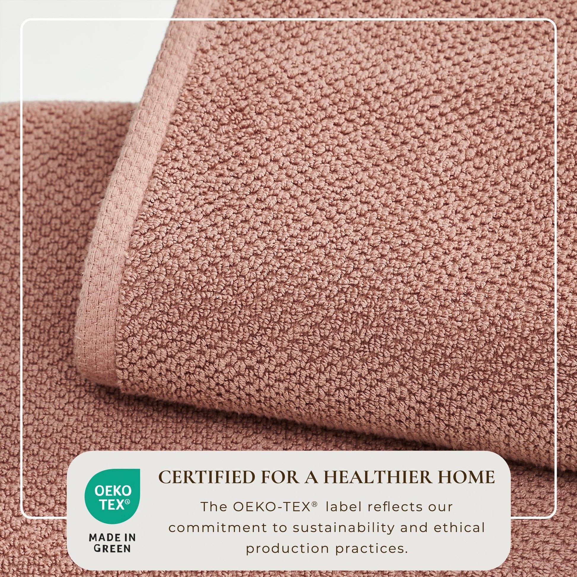 Cotton Textured Bath Towel Set - Acacia Collection - Best Buy Furniture