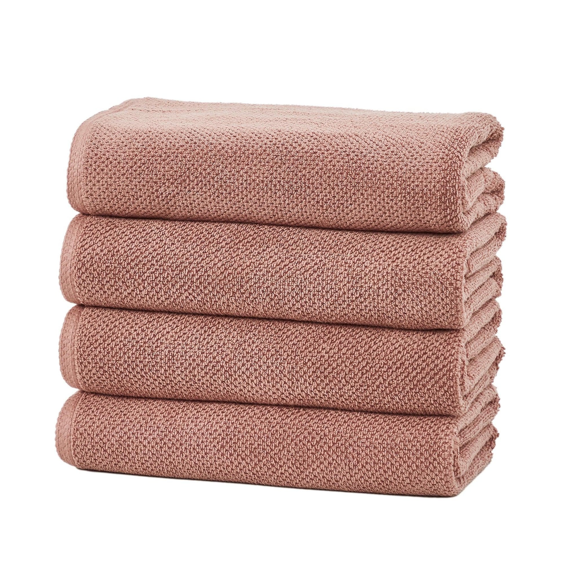 Cotton Textured Bath Towel Set - Acacia Collection - Best Buy Furniture