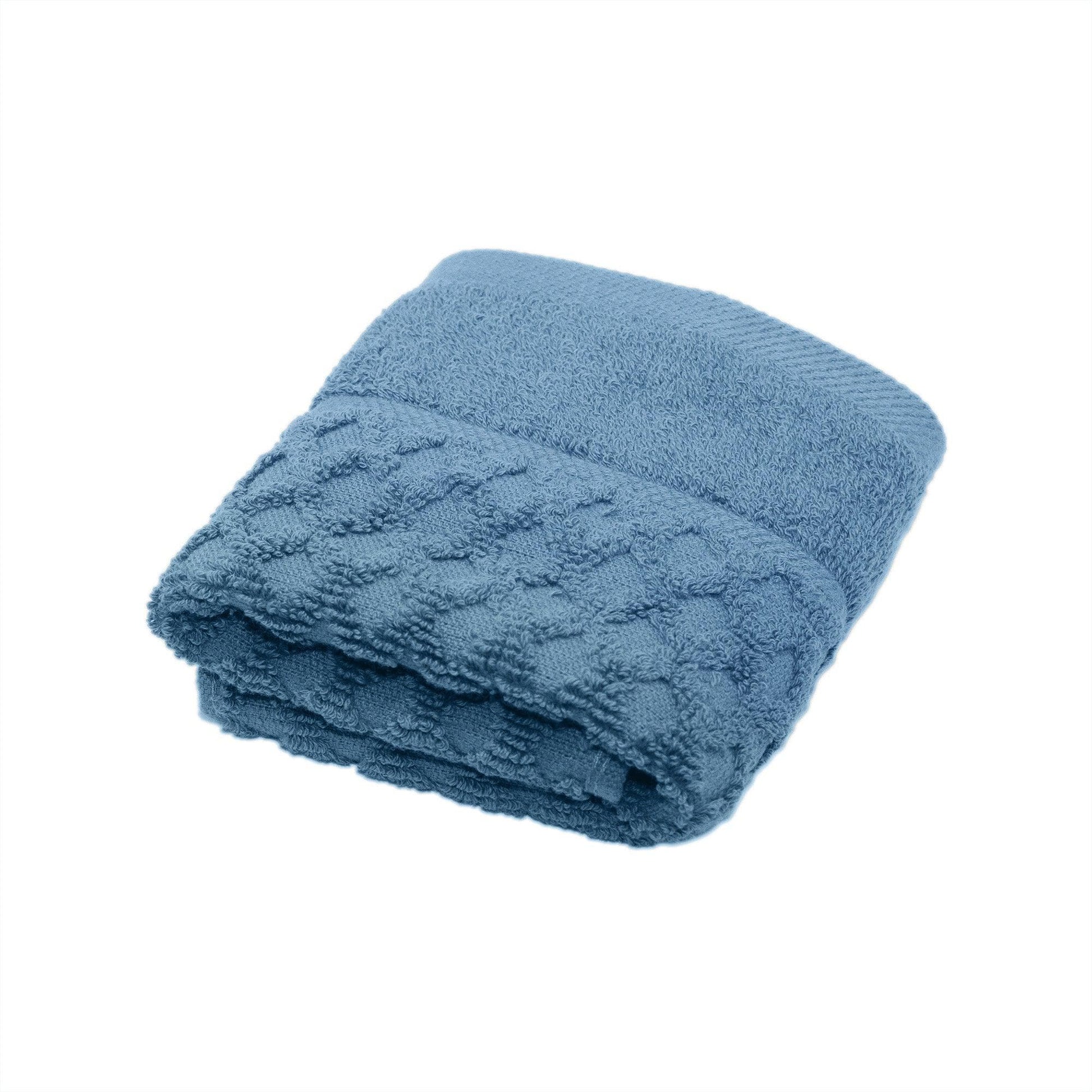 Cotton Diamond Waffle Weave Bath Towel Set - Grayson Collection - Best Buy Furniture