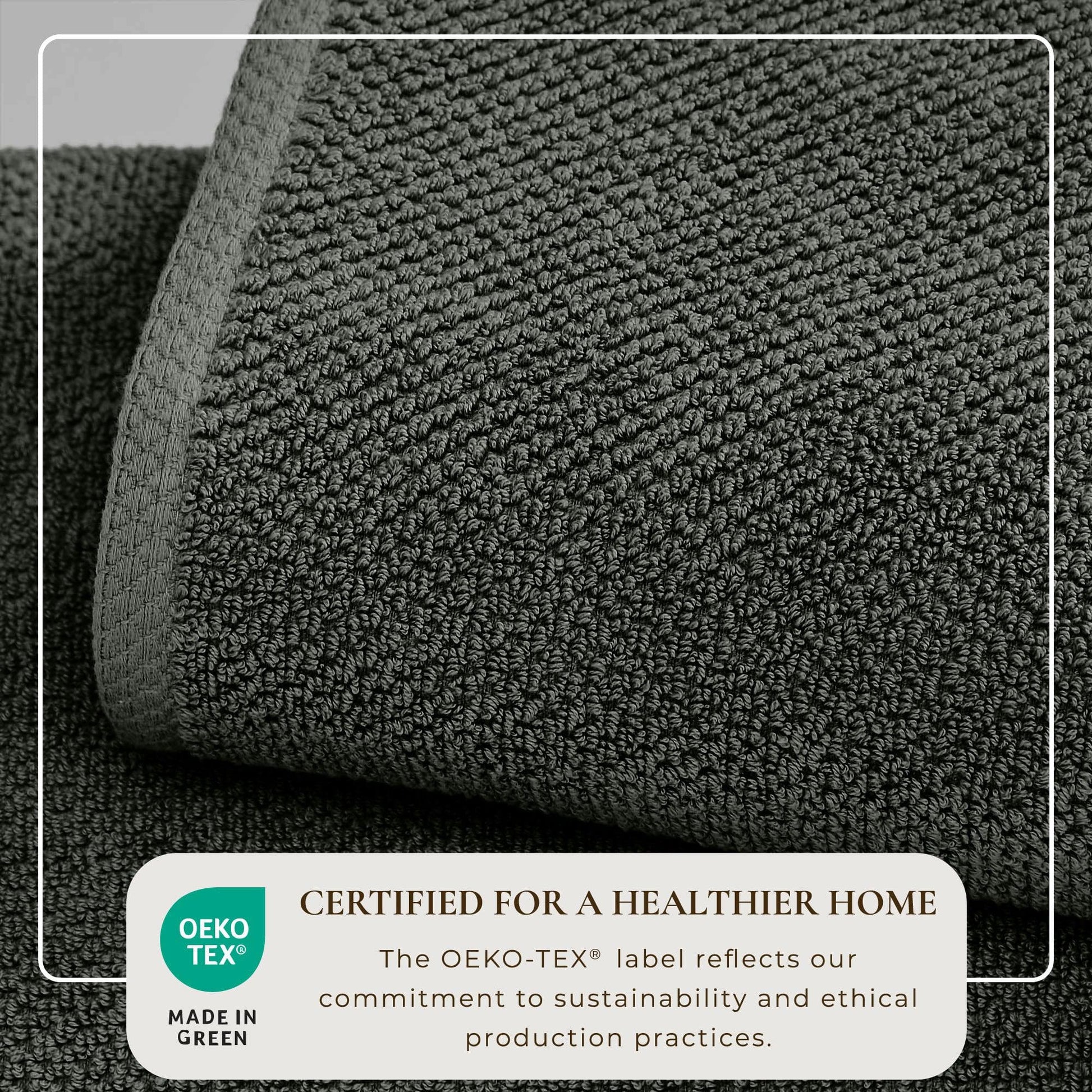 Cotton Textured Bath Towel Set - Acacia Collection - Best Buy Furniture