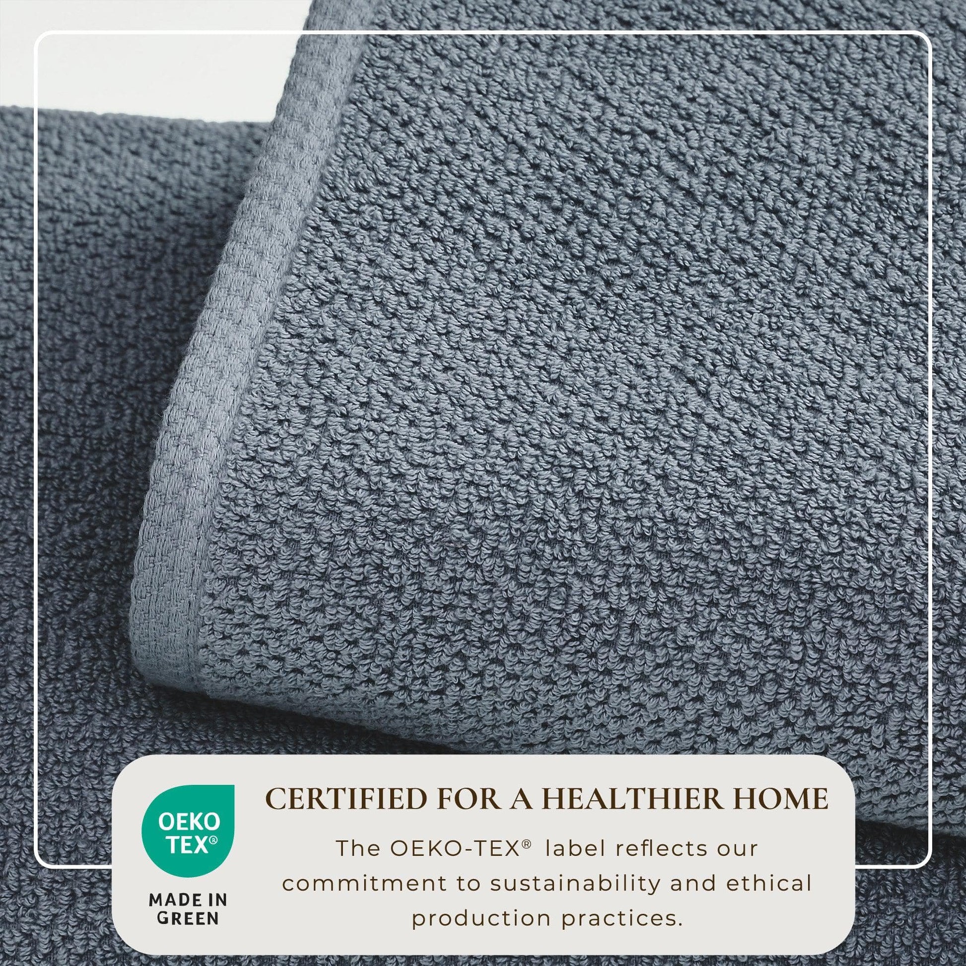 Cotton Textured Bath Towel Set - Acacia Collection - Best Buy Furniture