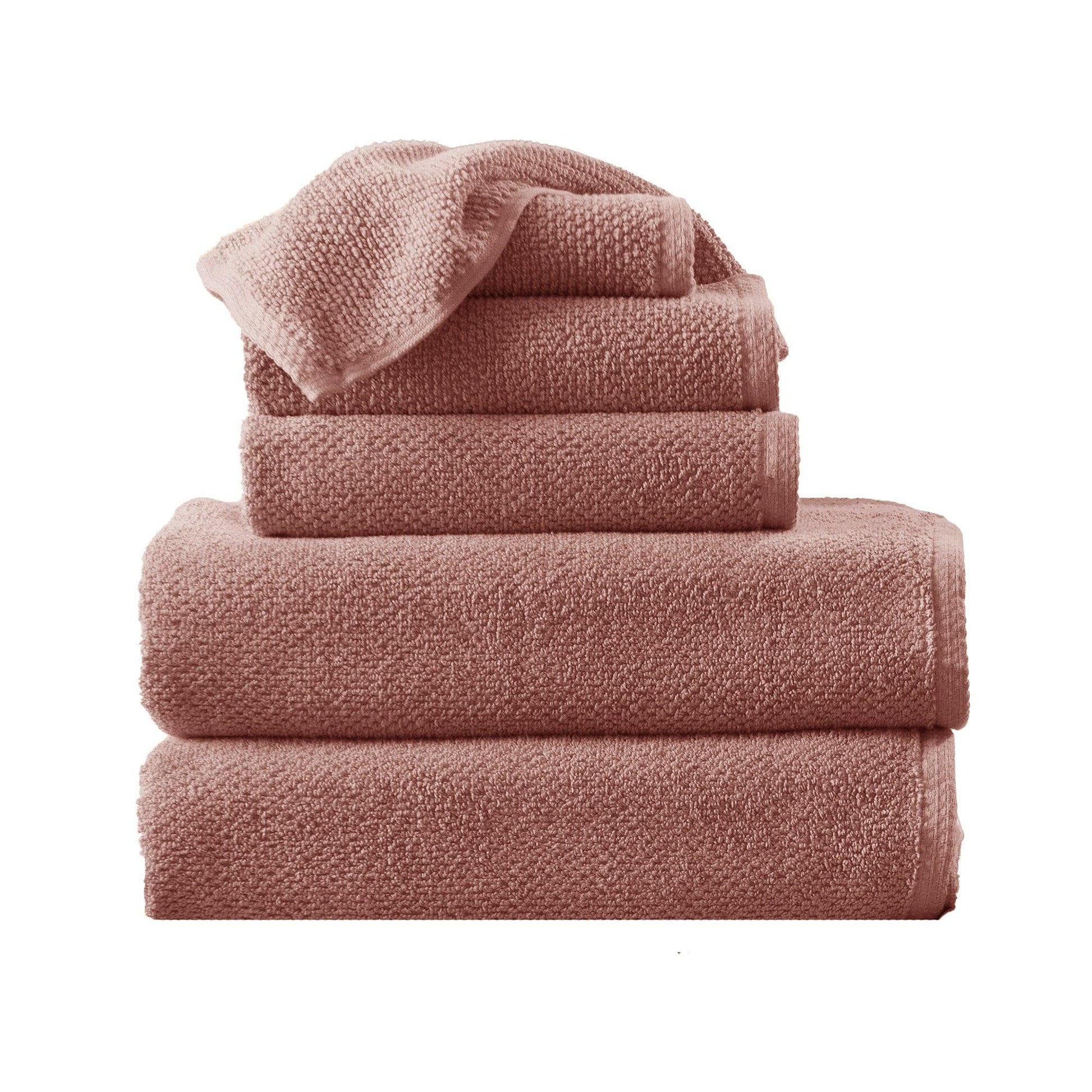 Cotton Textured Bath Towel Set - Acacia Collection - Best Buy Furniture