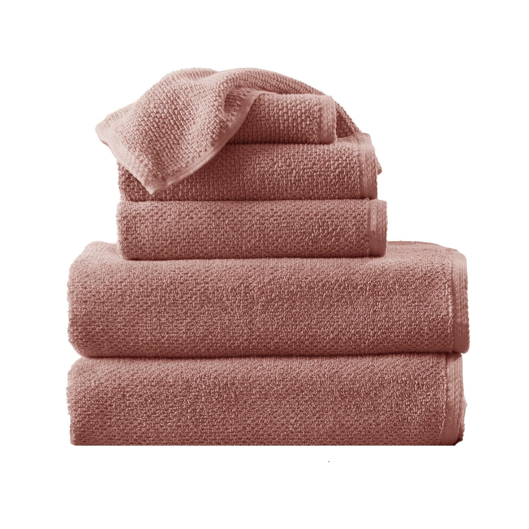 Cotton Textured Bath Towel Set - Acacia Collection - Best Buy Furniture