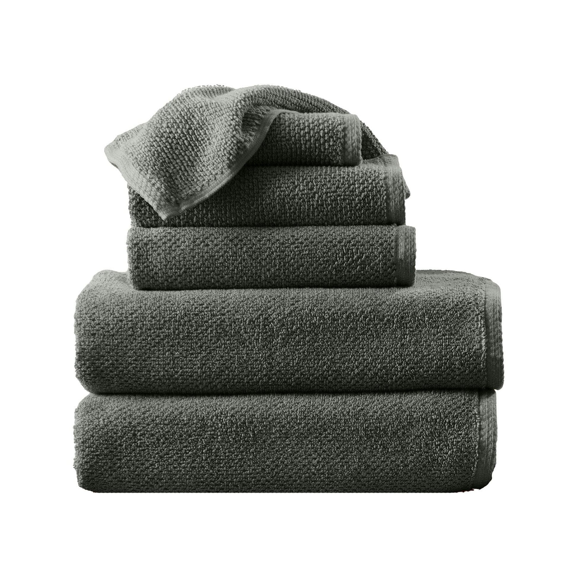 Cotton Textured Bath Towel Set - Acacia Collection - Best Buy Furniture