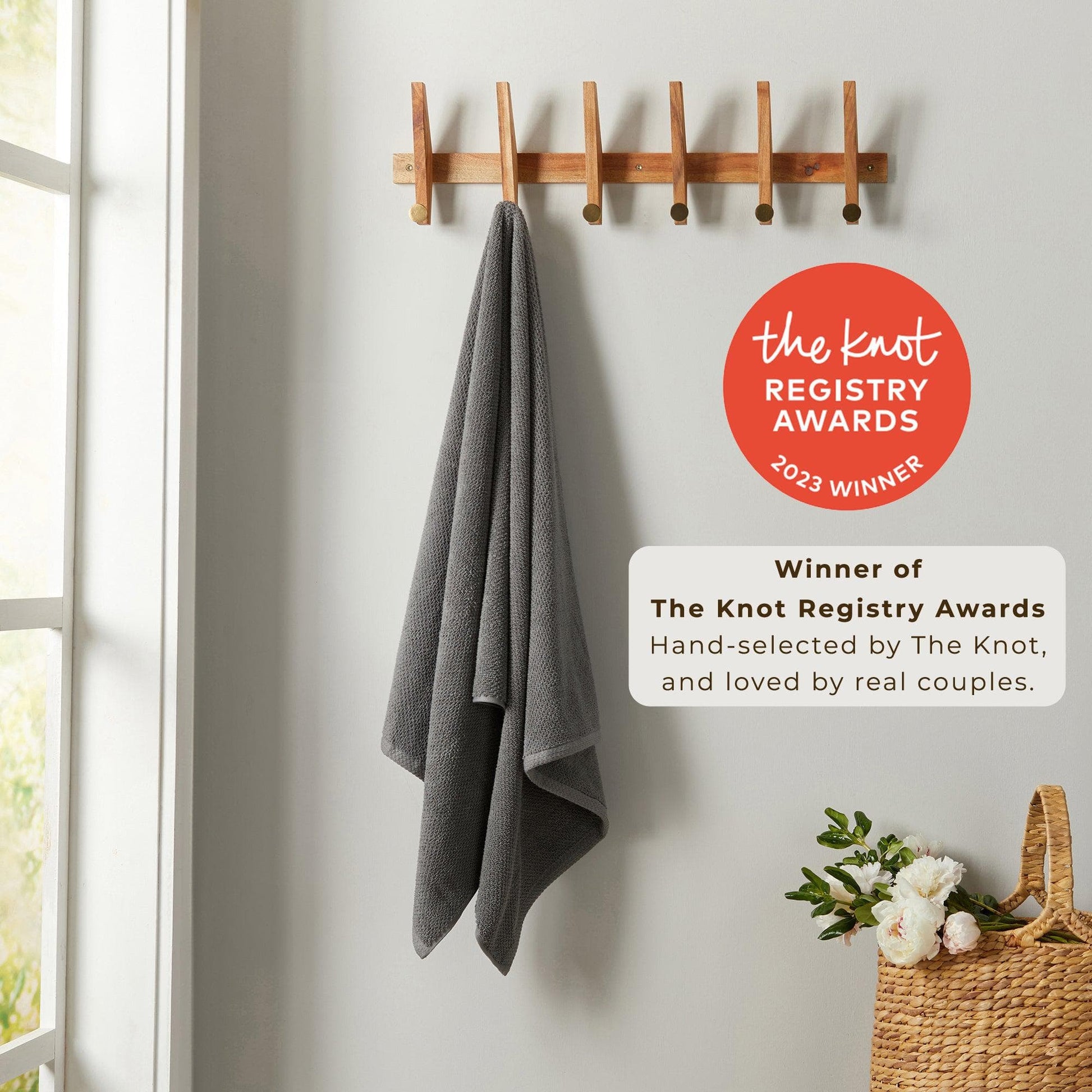 Cotton Textured Bath Towel Set - Acacia Collection - Best Buy Furniture