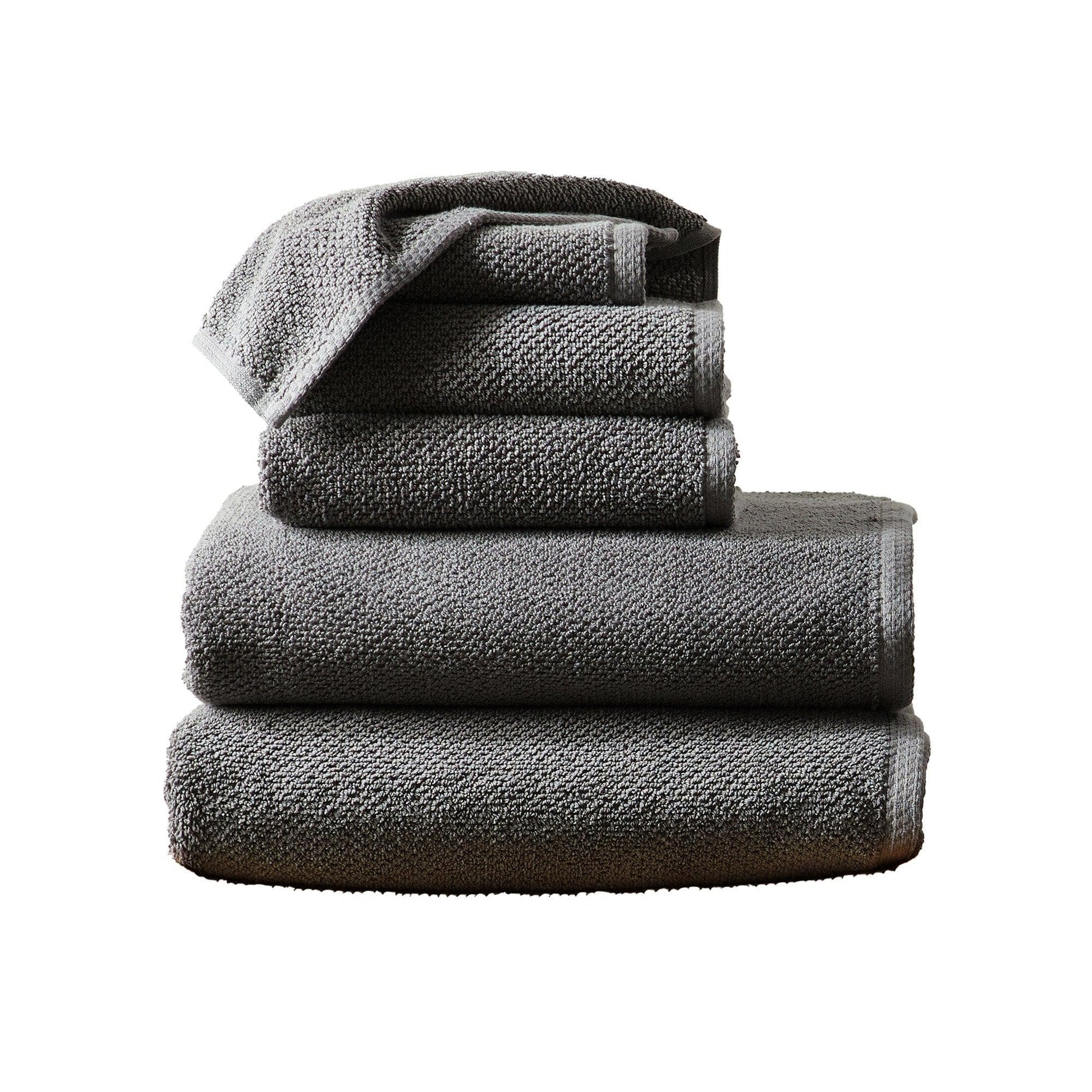 Cotton Textured Bath Towel Set - Acacia Collection - Best Buy Furniture