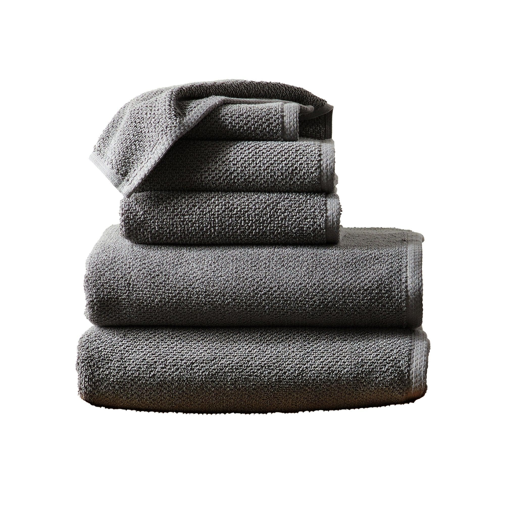 Cotton Textured Bath Towel Set - Acacia Collection - Best Buy Furniture