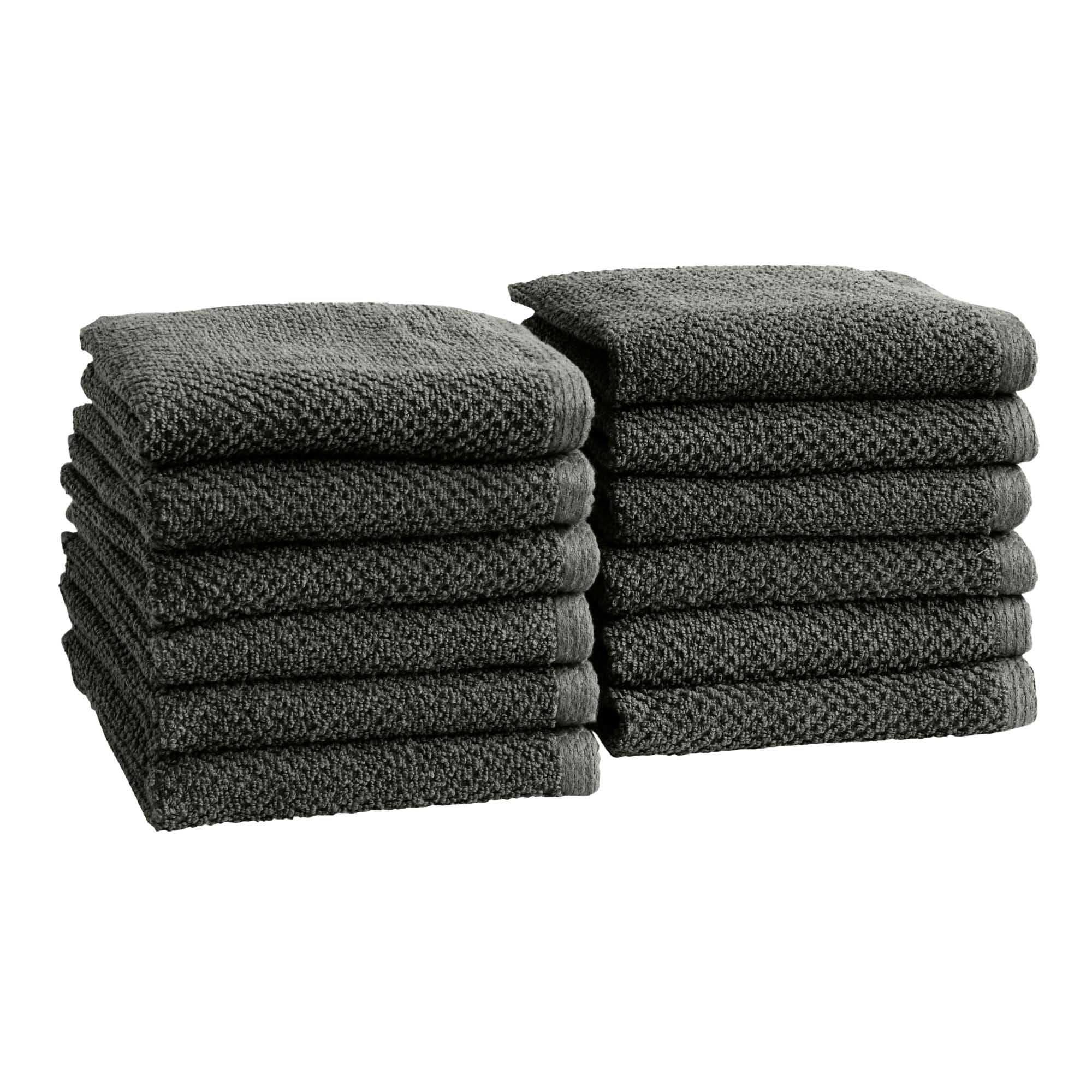 Cotton Textured Bath Towel Set - Acacia Collection - Best Buy Furniture