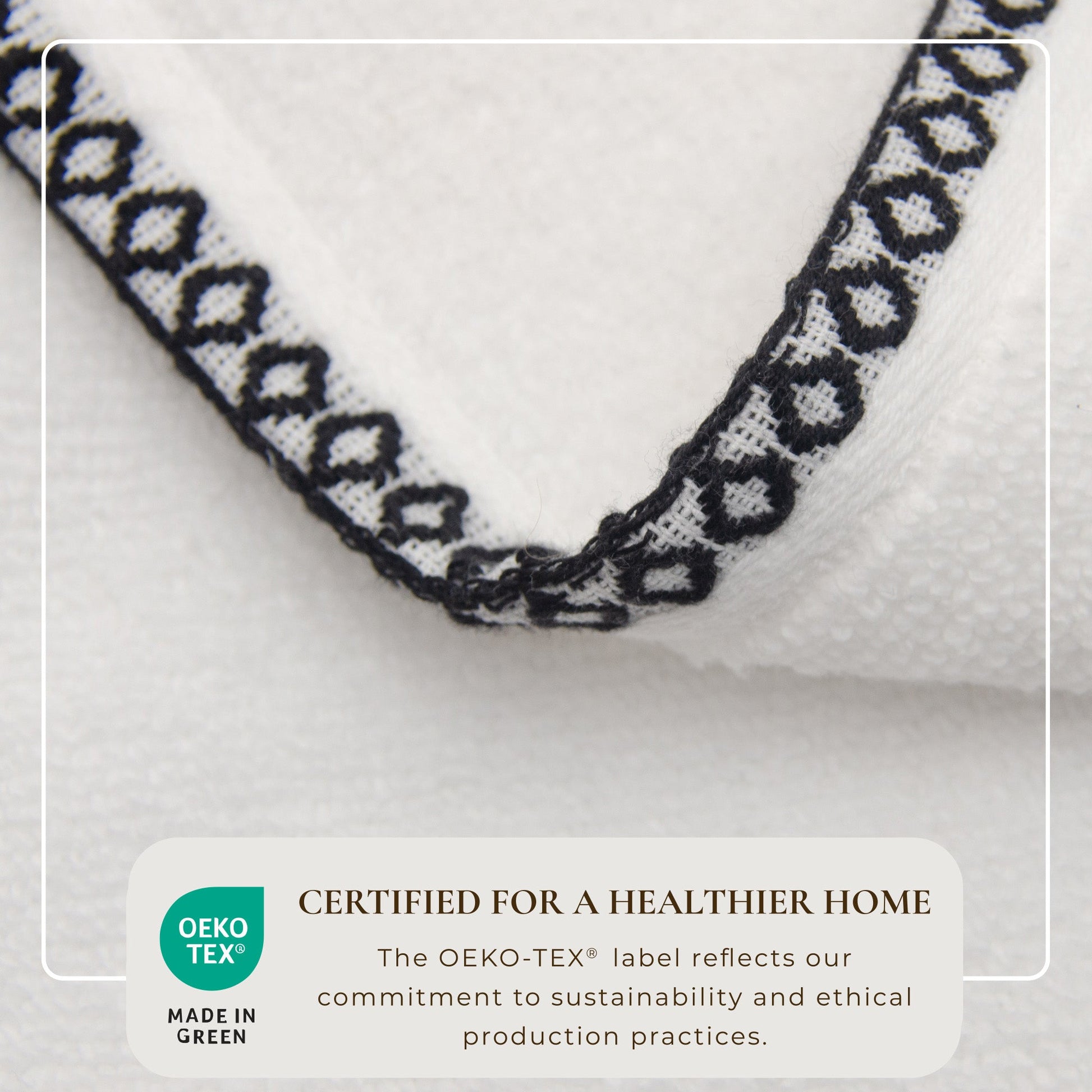 Cotton Border-Stitched 6-Piece Towel Set - Valery Collection - Best Buy Furniture