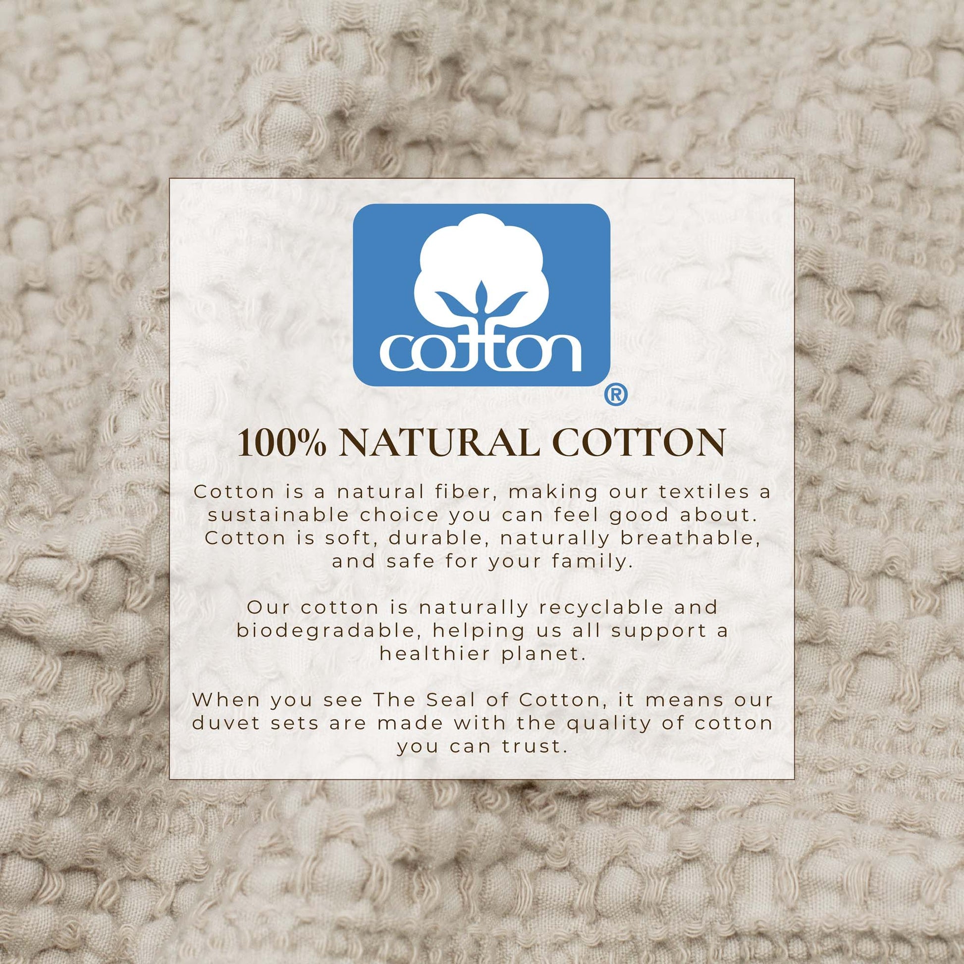 100% Cotton Honeycomb Waffle Duvet Set - Mattea Collection - Best Buy Furniture