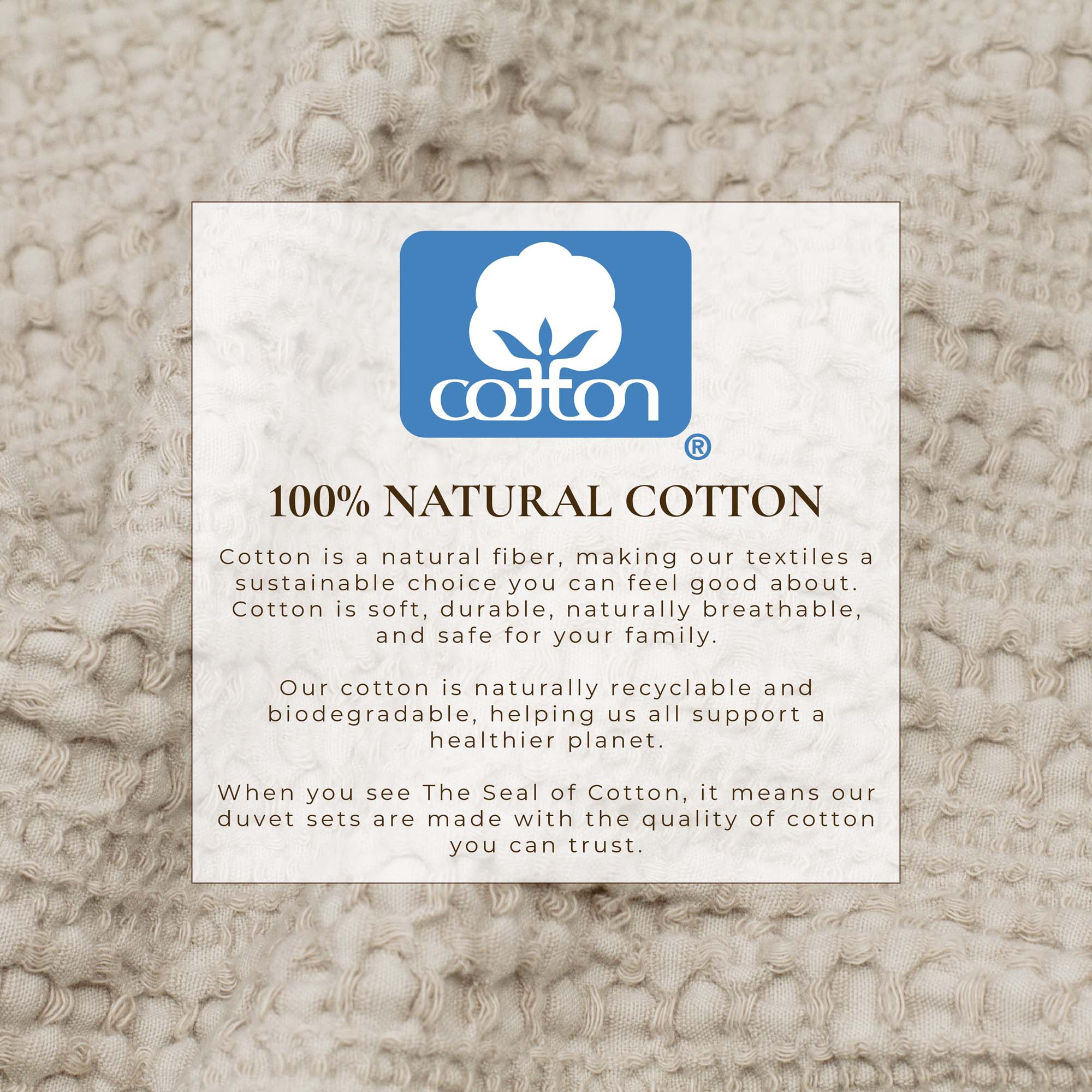 100% Cotton Honeycomb Waffle Duvet Set - Mattea Collection - Best Buy Furniture