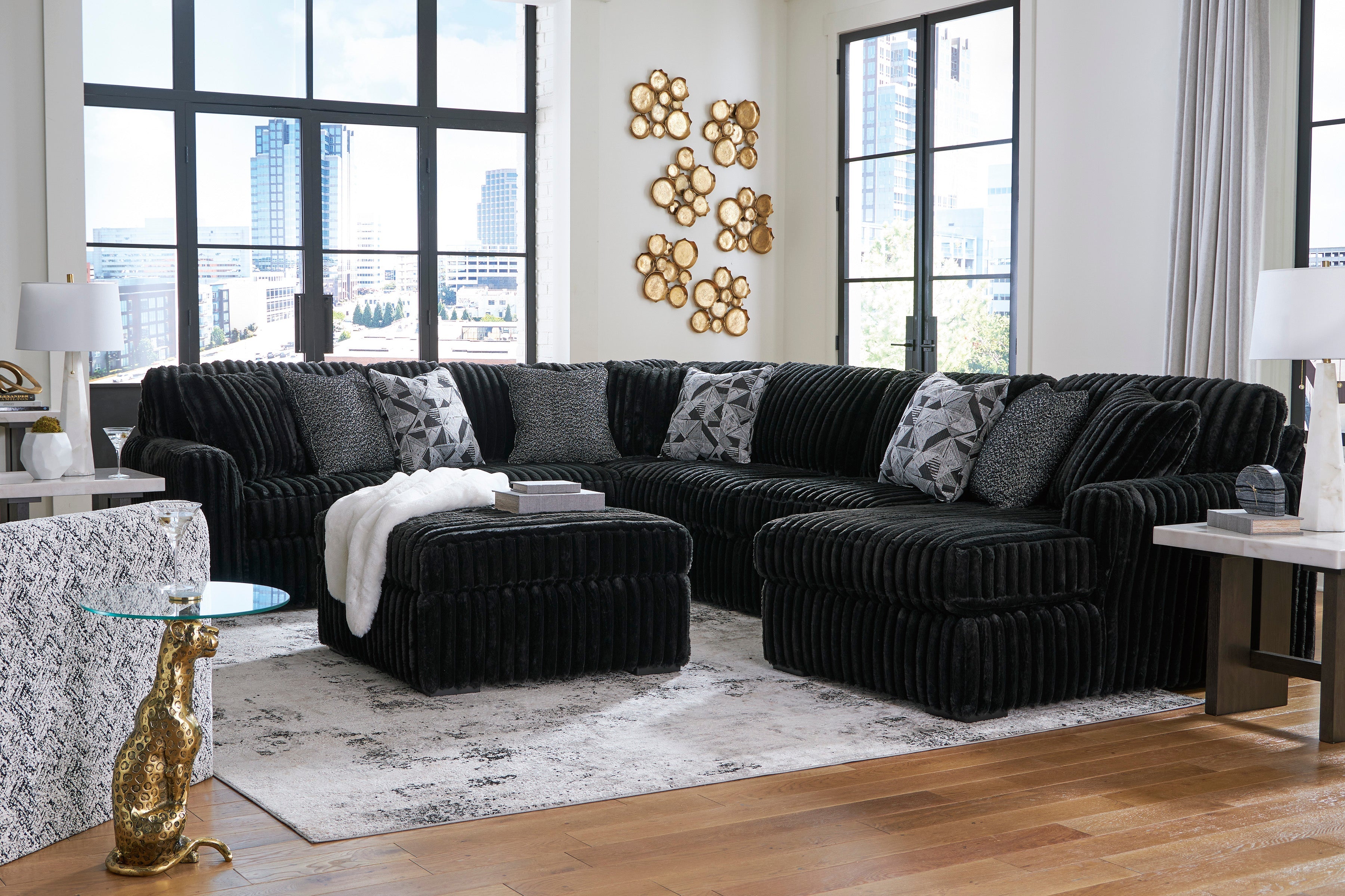 Ashley Furniture Midnight Madness Collection- Jumbo Corduroy Sofas, Loveseats & Sectionals