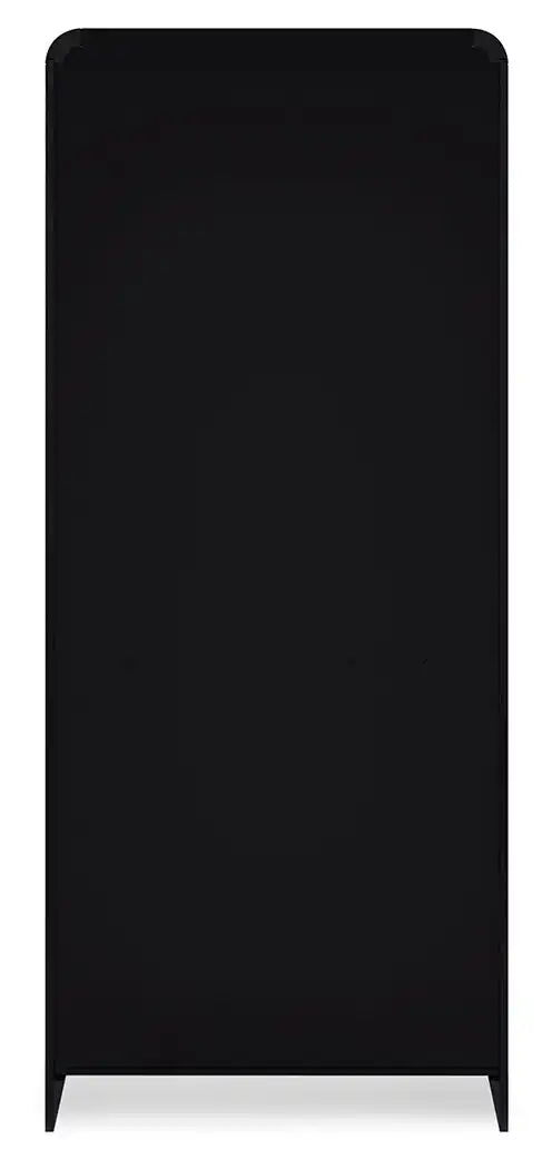 Rowanbeck - Black - Large Bookcase