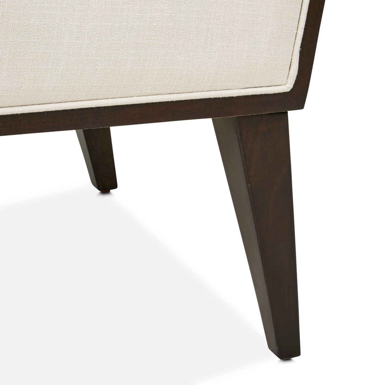 Belmont Place - Desk Chair - White / Dark Brown