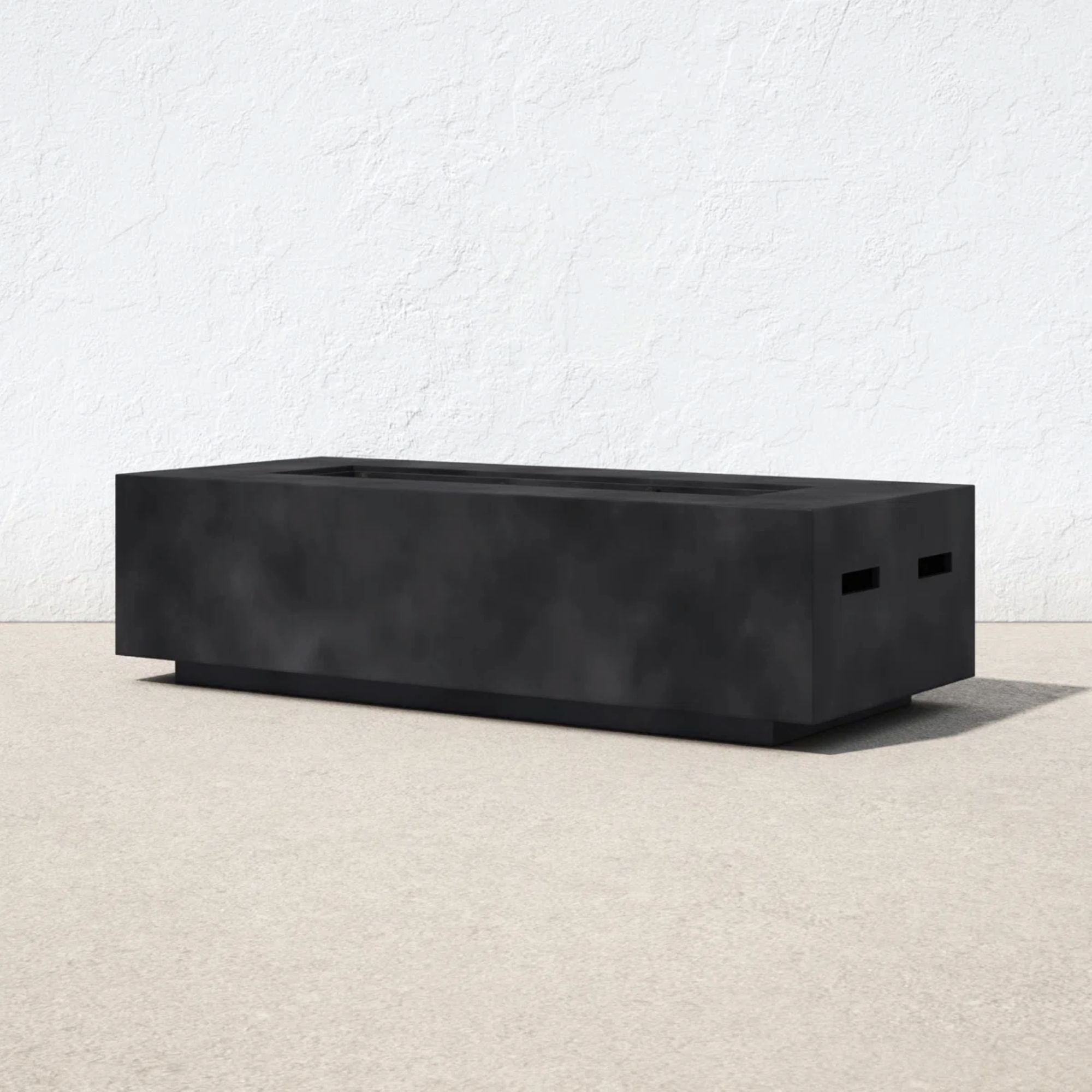Modern Concrete Design Propane Outdoor Fire Pit Table