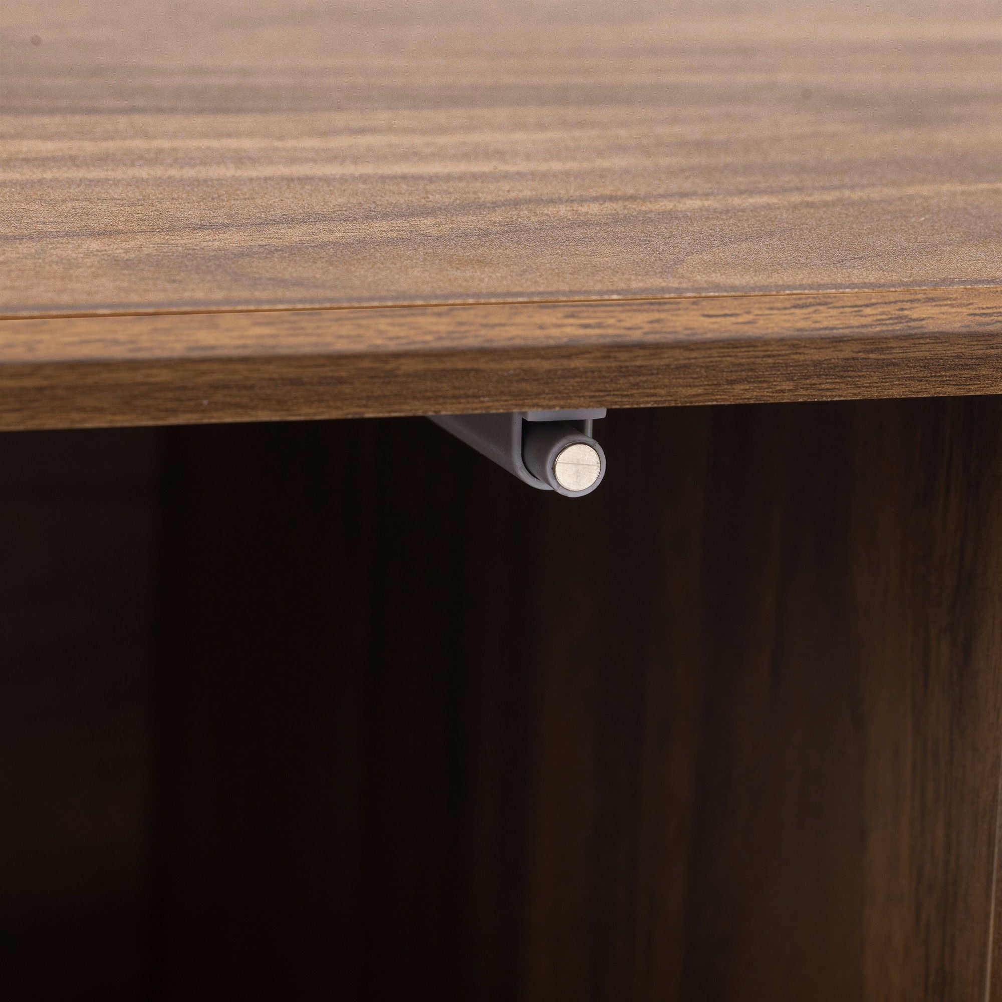 TV Stand, Cabinet For Living Room, Fits TVs Up To 80" - Walnut