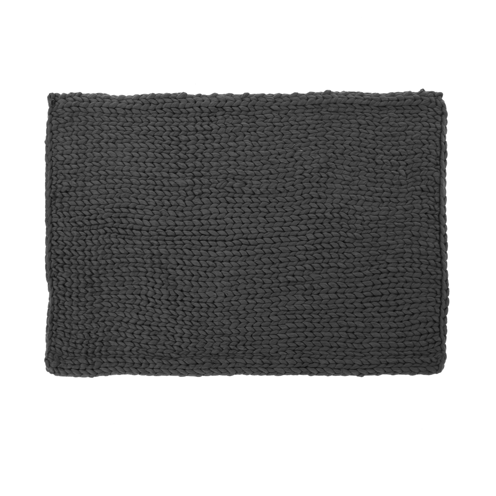 Cozy Knitted Acrylic Throw Blanket With Double Sided Design