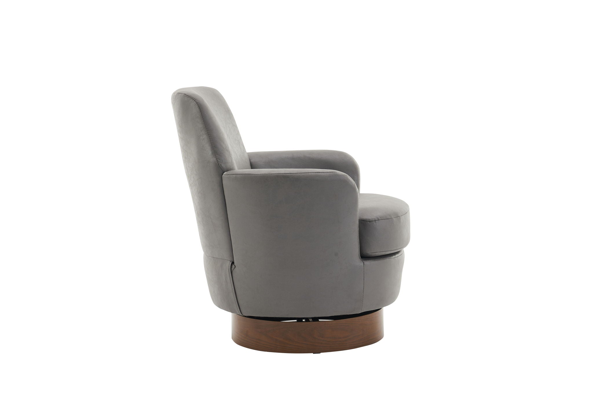 Swivel Accent Chairs Armchair With Stainless Steel Base