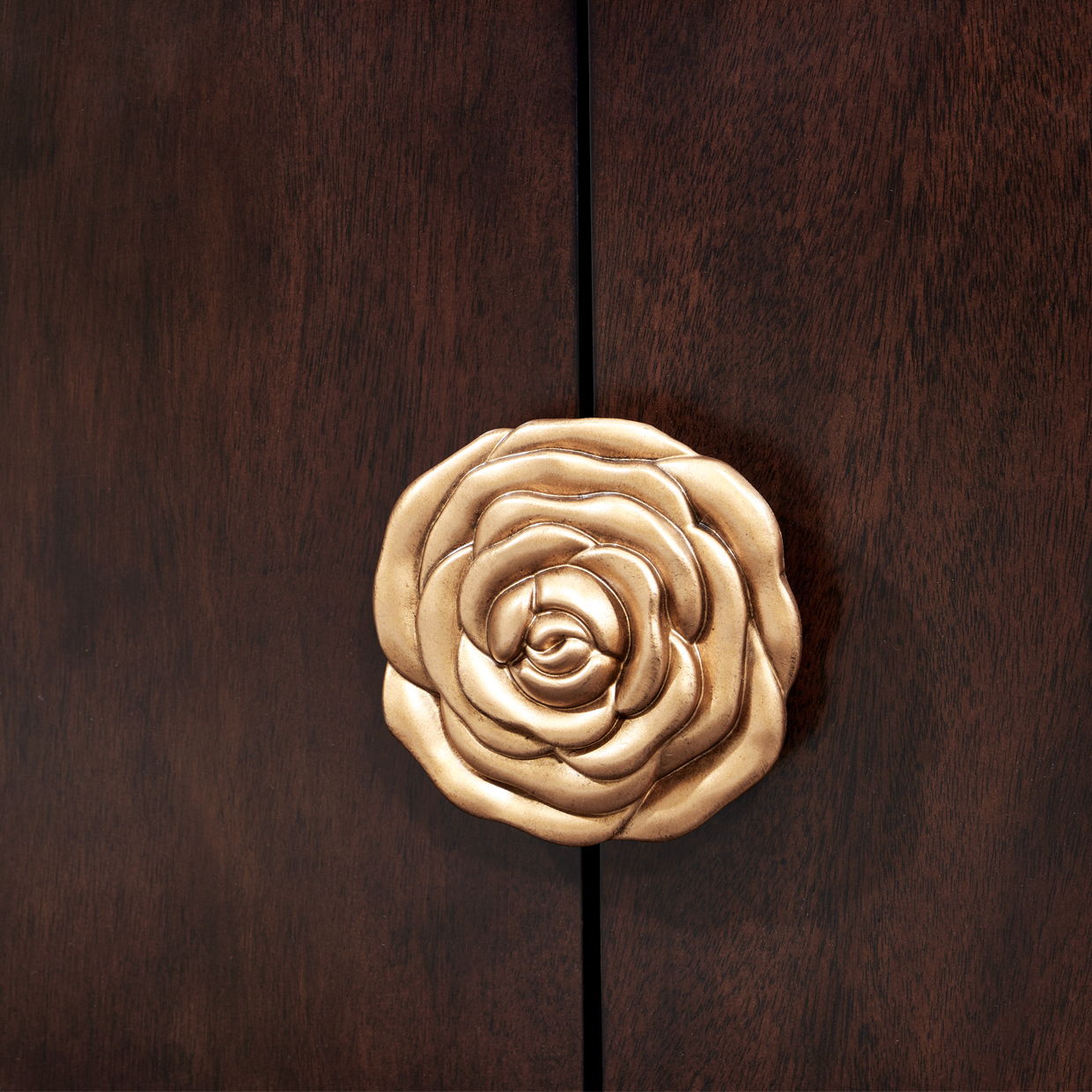 Camellia Field - Media Cabinet - Dark Brown